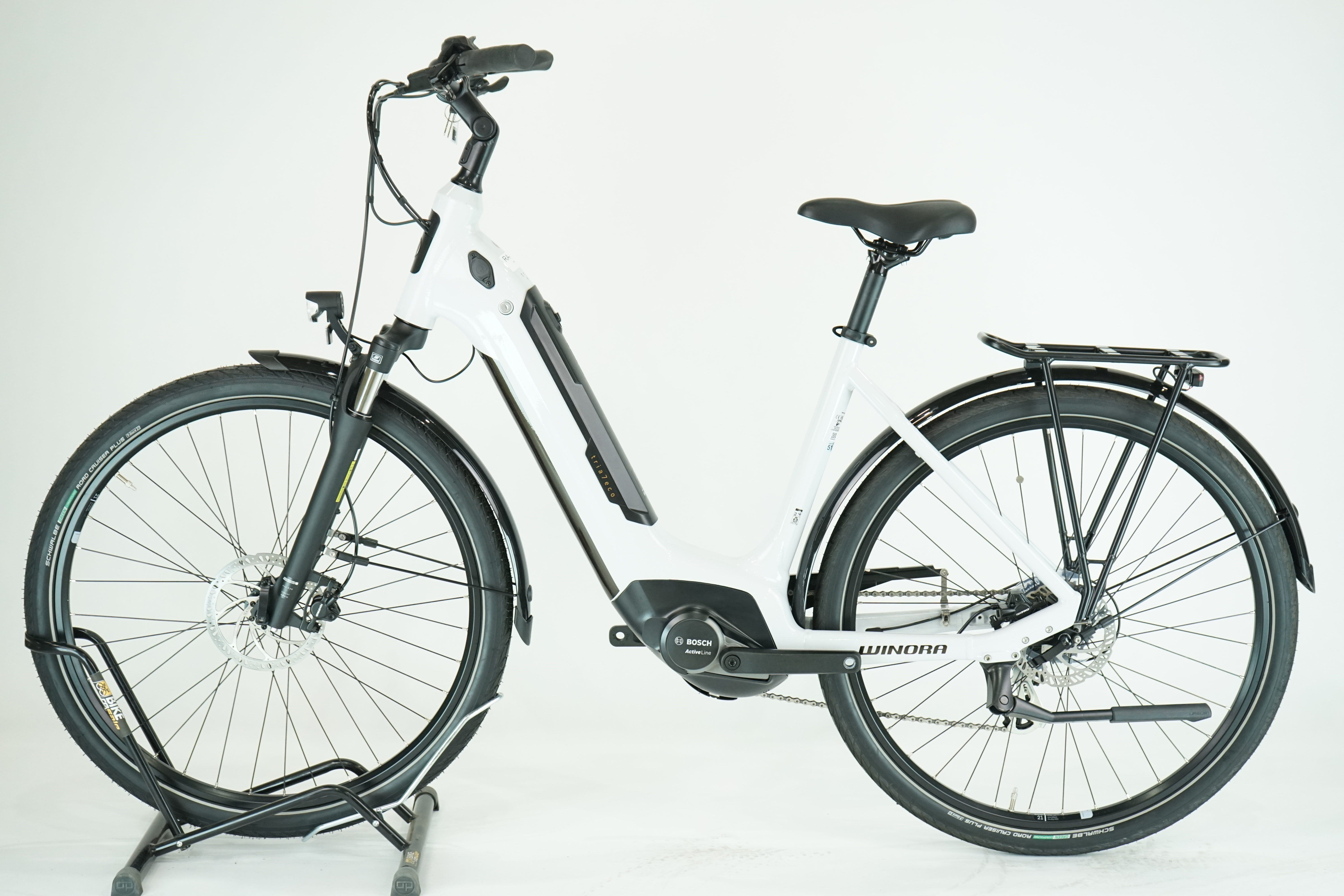 Winora Tria 7 eco 2023 - Trekking E Bike - 400 Wh - Tiefeinstieg