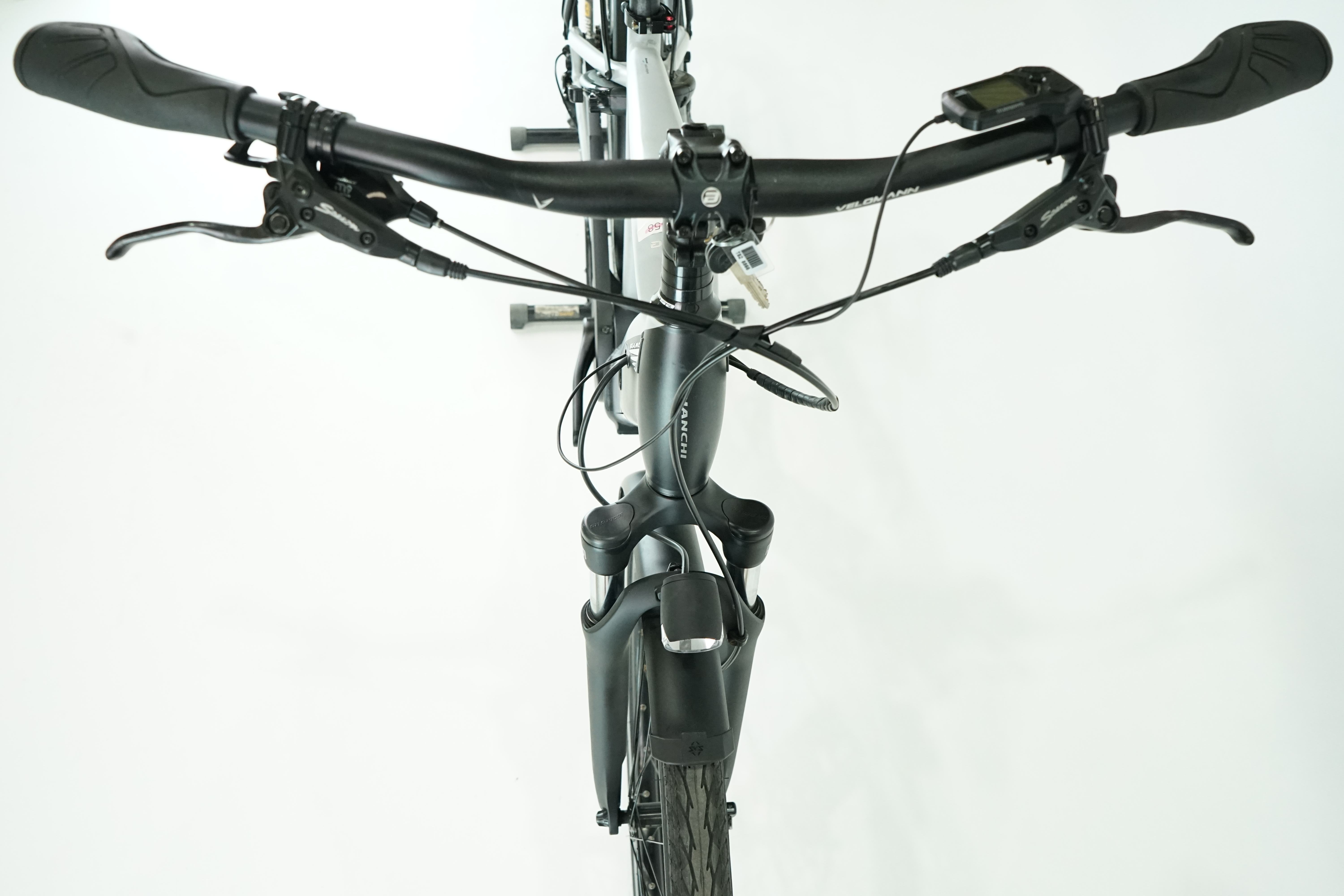 BIANCHI T-Tronik T-Type 2023 - Trekking E Bike - 471 Wh - Diamant - 28 Zoll