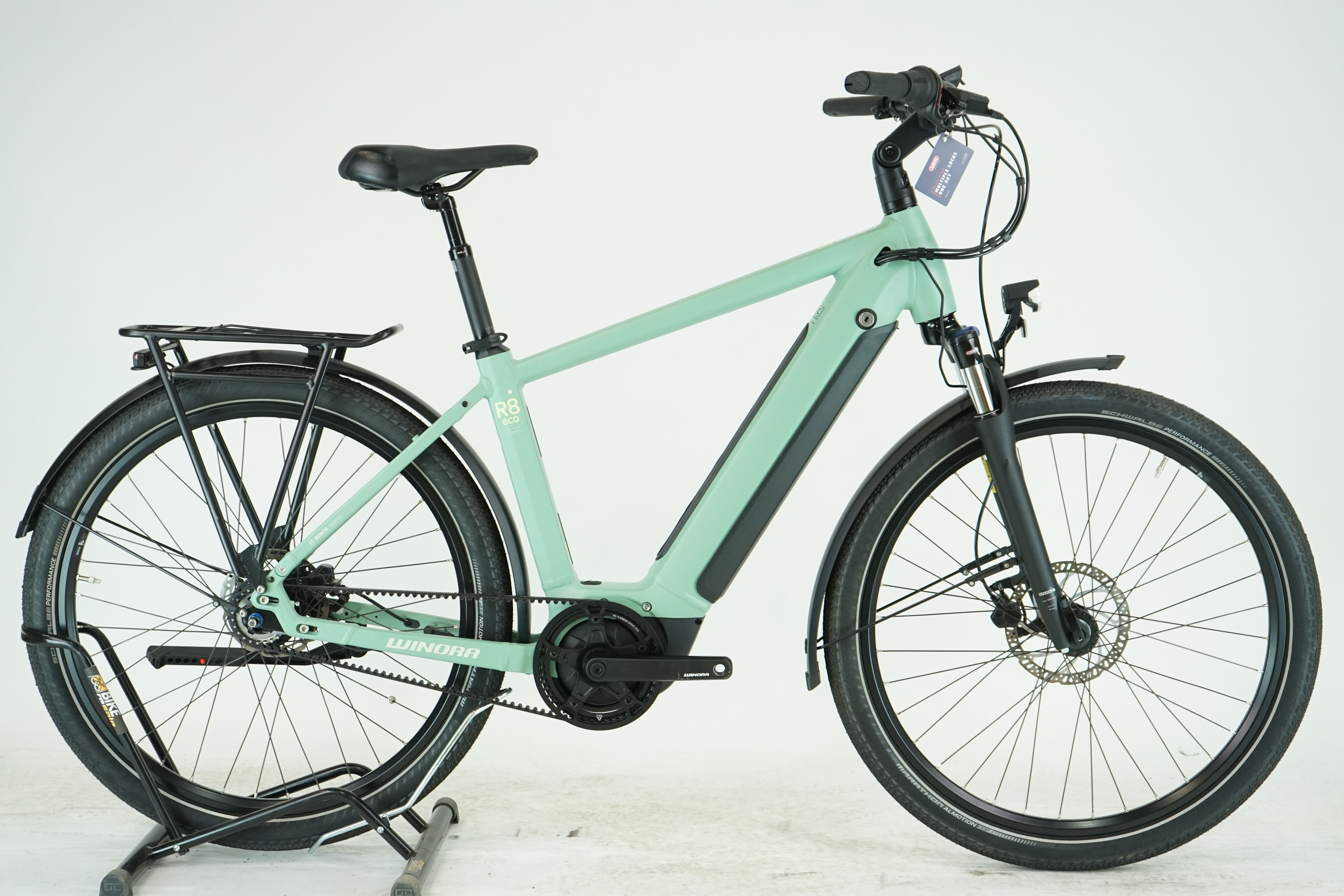 Winora Sinus R8F Eco 2022 - City E Bike - 500 Wh -  Riemen - 27,5 Zoll - Diamant
