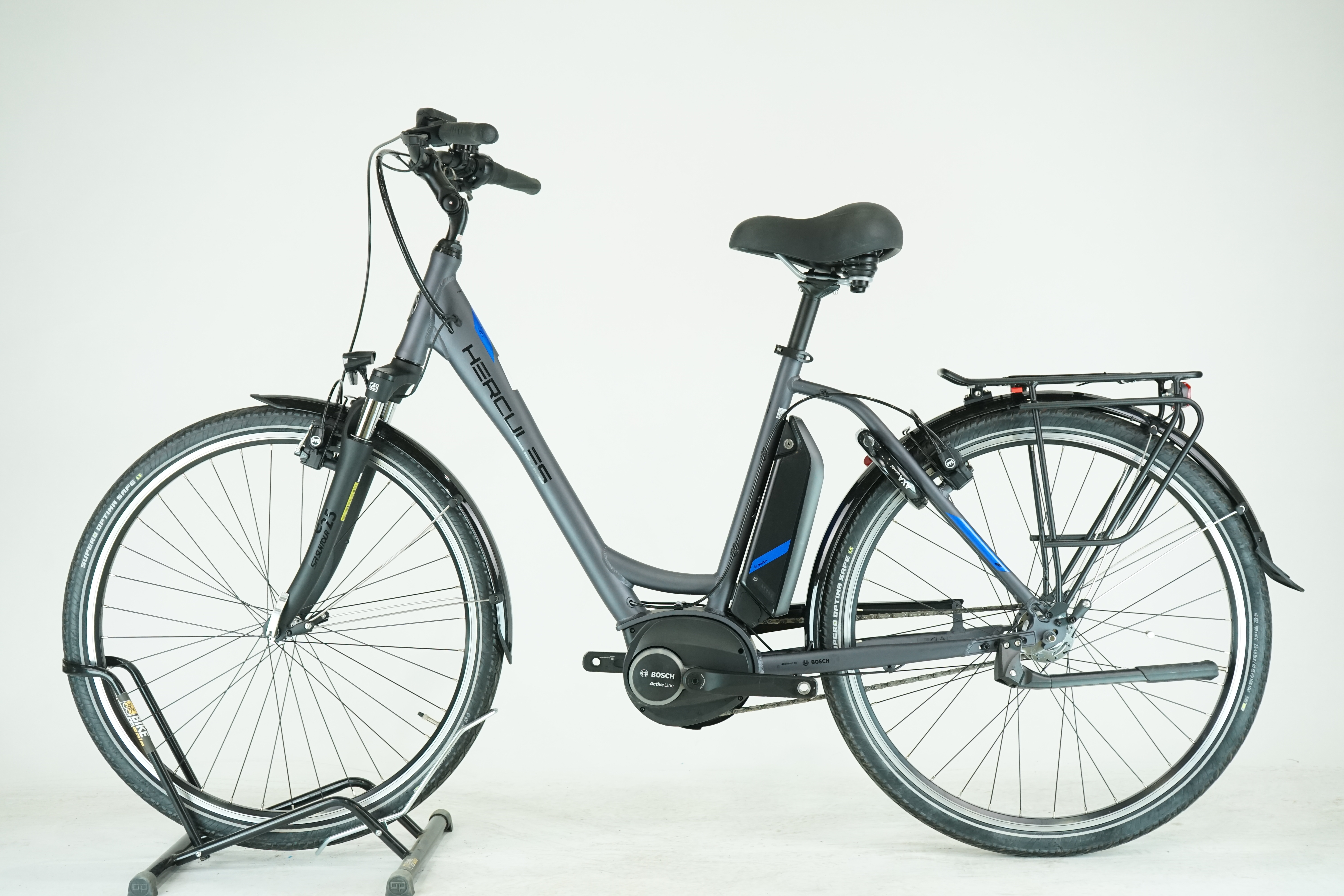 Hercules Lyon R7 2022 - City E Bike - 400 Wh - Rücktritt - Tiefeinstieg