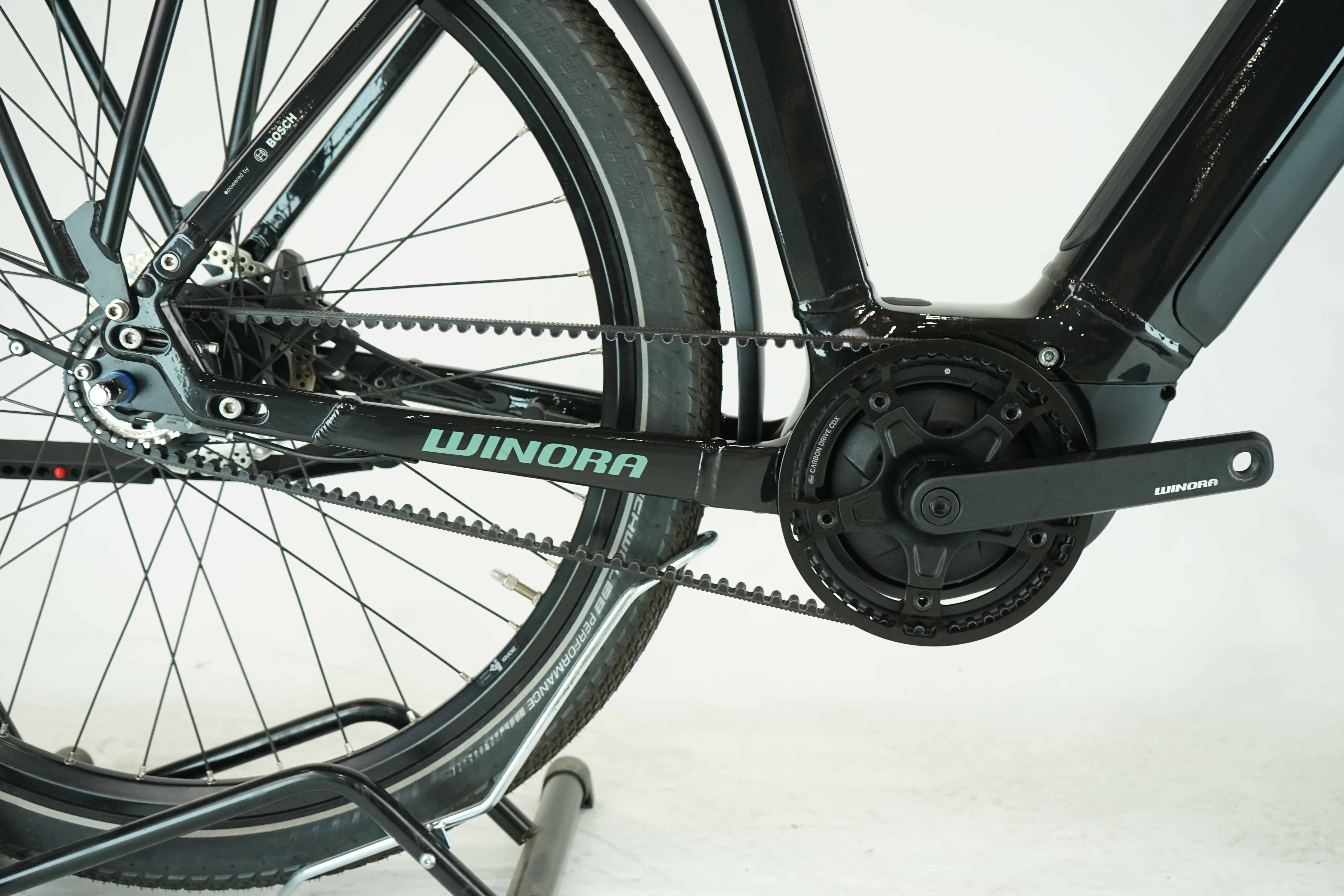 Winora Sinus R8f 2022 - City E Bike - 625 Wh - Riemen - 27,5 Zoll - Diamant