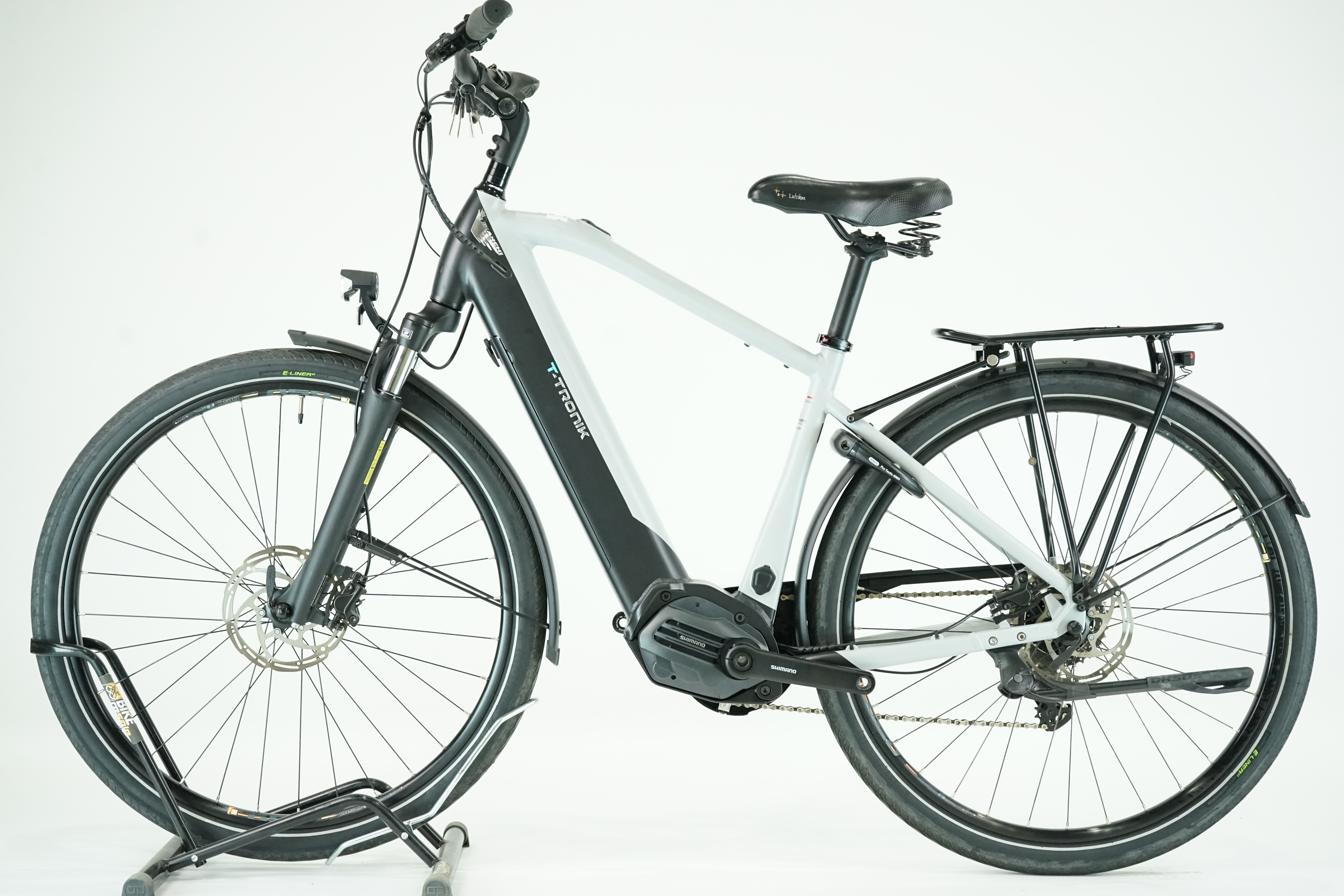 BIANCHI T-Tronik T-Type 2023 - Trekking E Bike - 471 Wh - Diamant - 28 Zoll