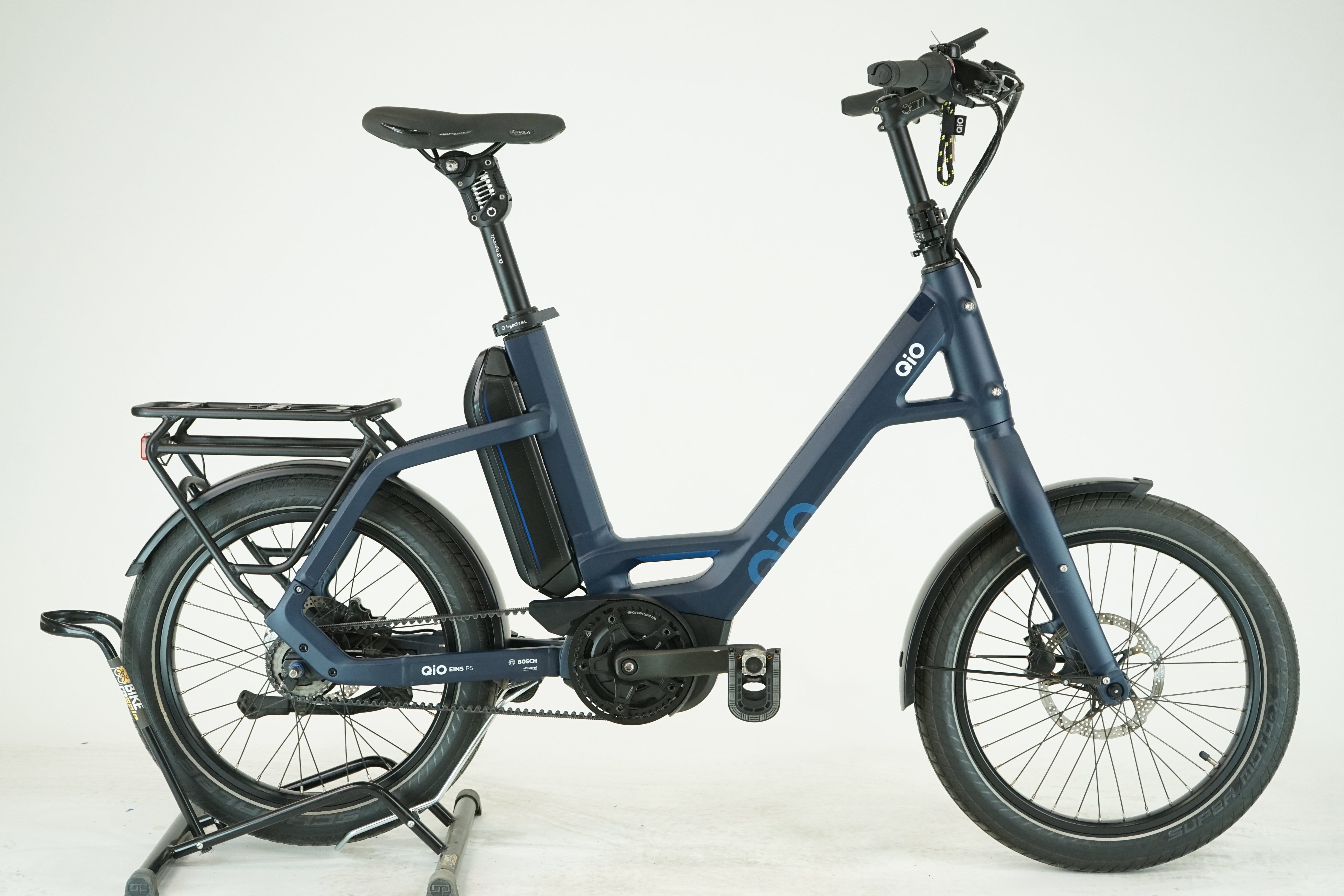 QIO Eins P-5 2023 - Kompakt E Bike - 545 Wh - Riemen - 20 Zoll