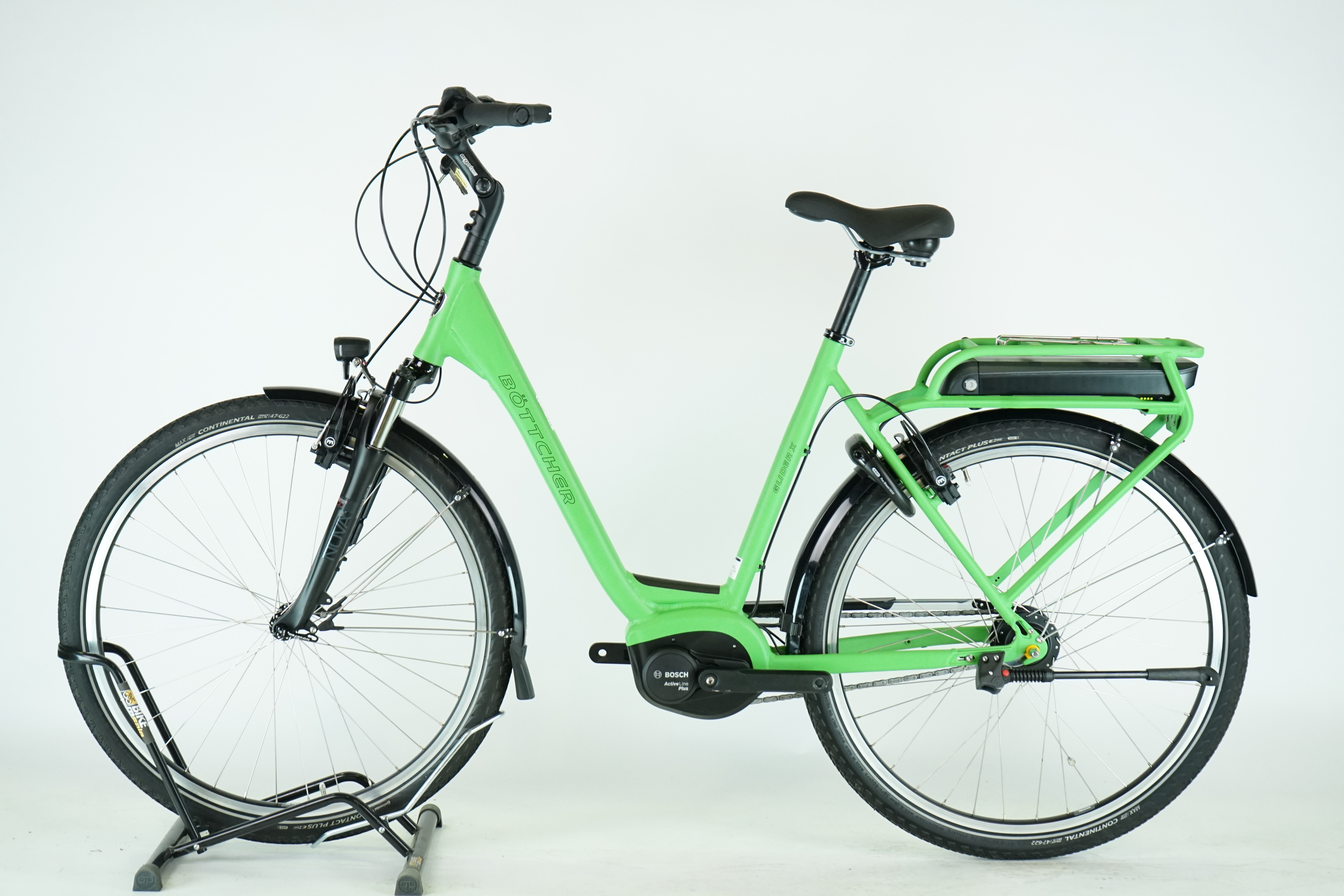 Böttcher Glider X Active 2022 - City E Bike - 500Wh - Tiefeinsteiger