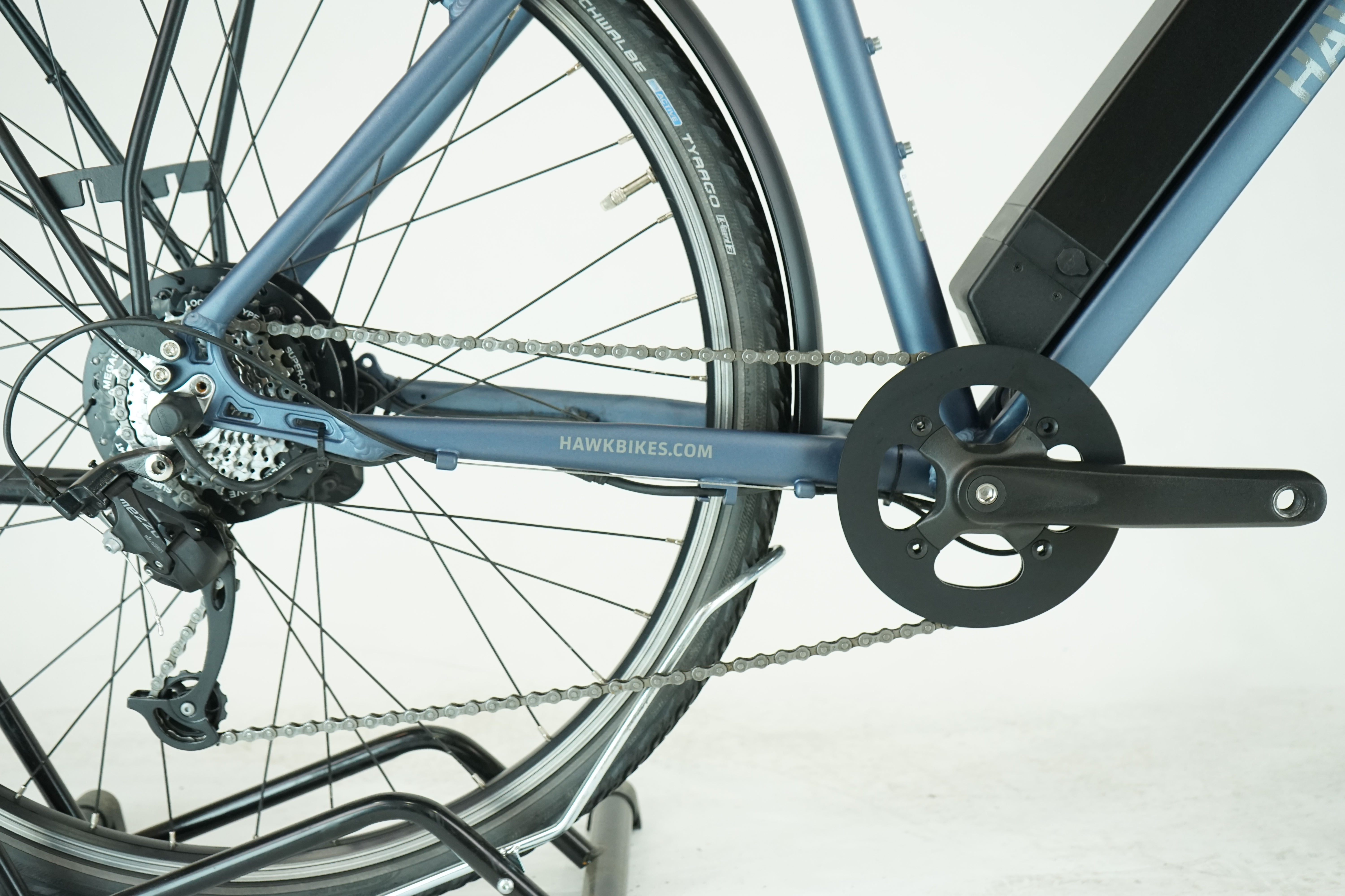 HAWK eTrekking Gent BAFANG 2022 - Trekking E Bike - 417 Wh - Diamant 