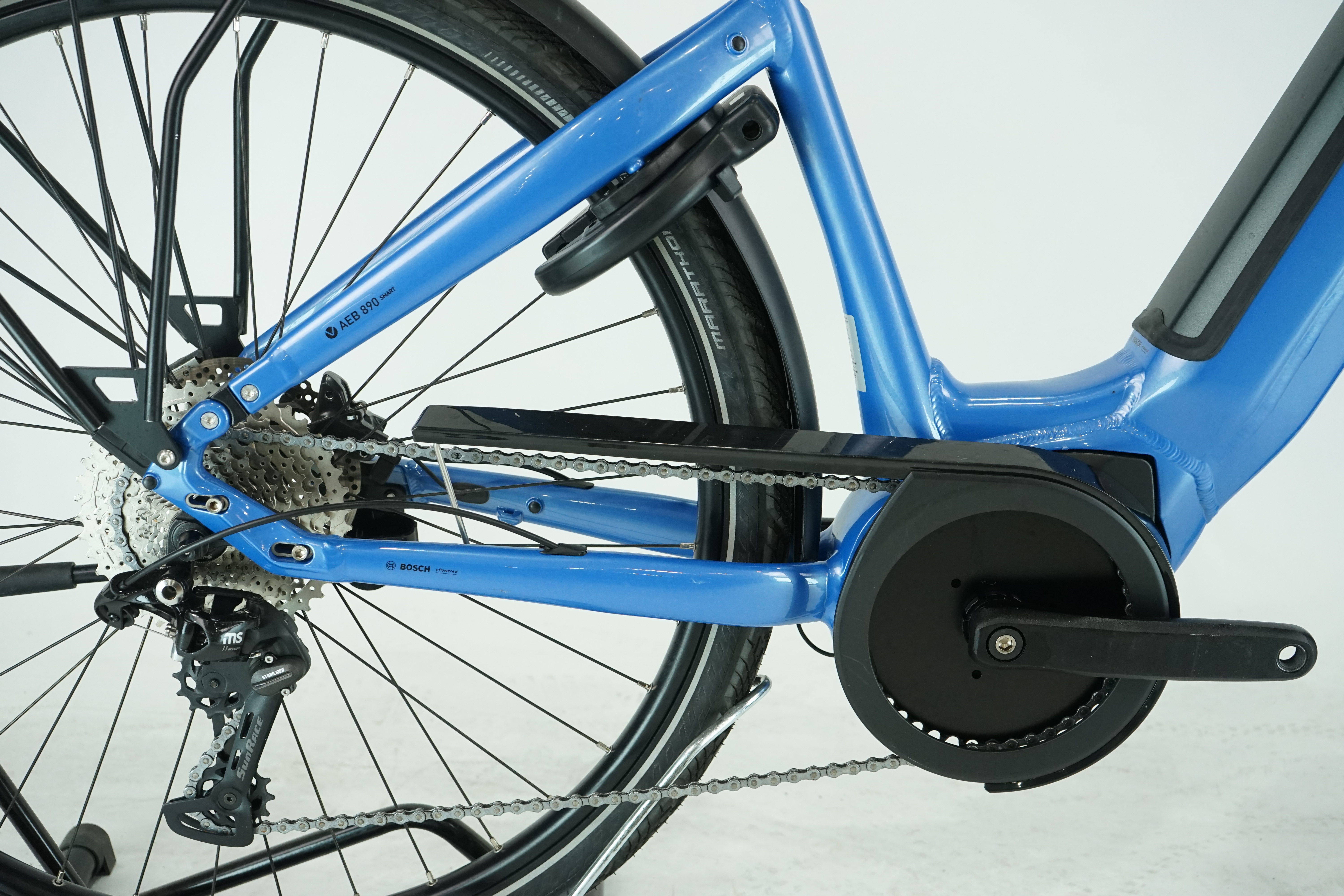 Velo de Ville AEB 890 Smart 2023 - Trekking E Bike - 625 Wh - Tiefeinstieg 