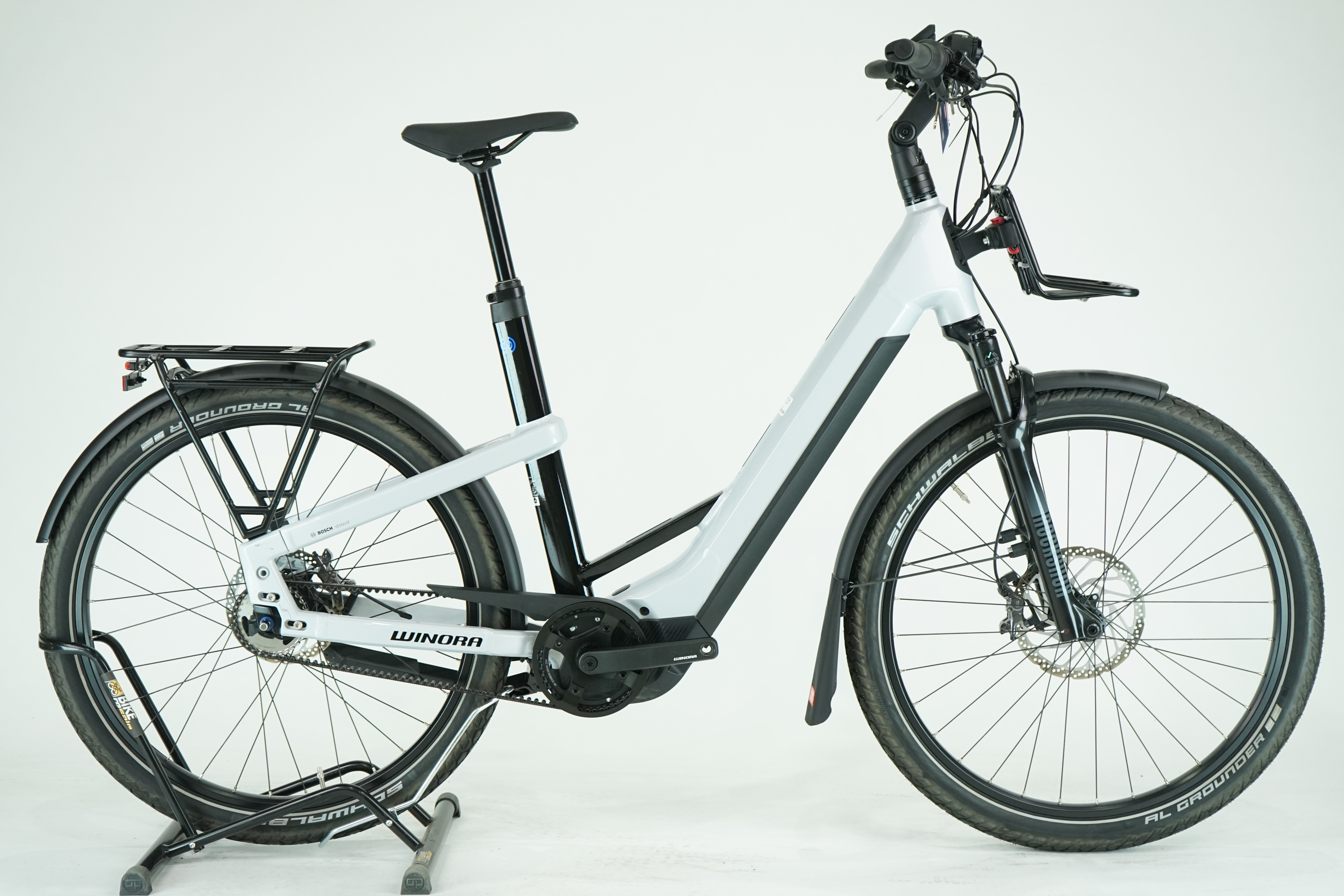 Winora Yakun R5 Pro 2023 - City E Bike - 750 Wh - Riemen - 27,5 Zoll - Tiefeinstieg