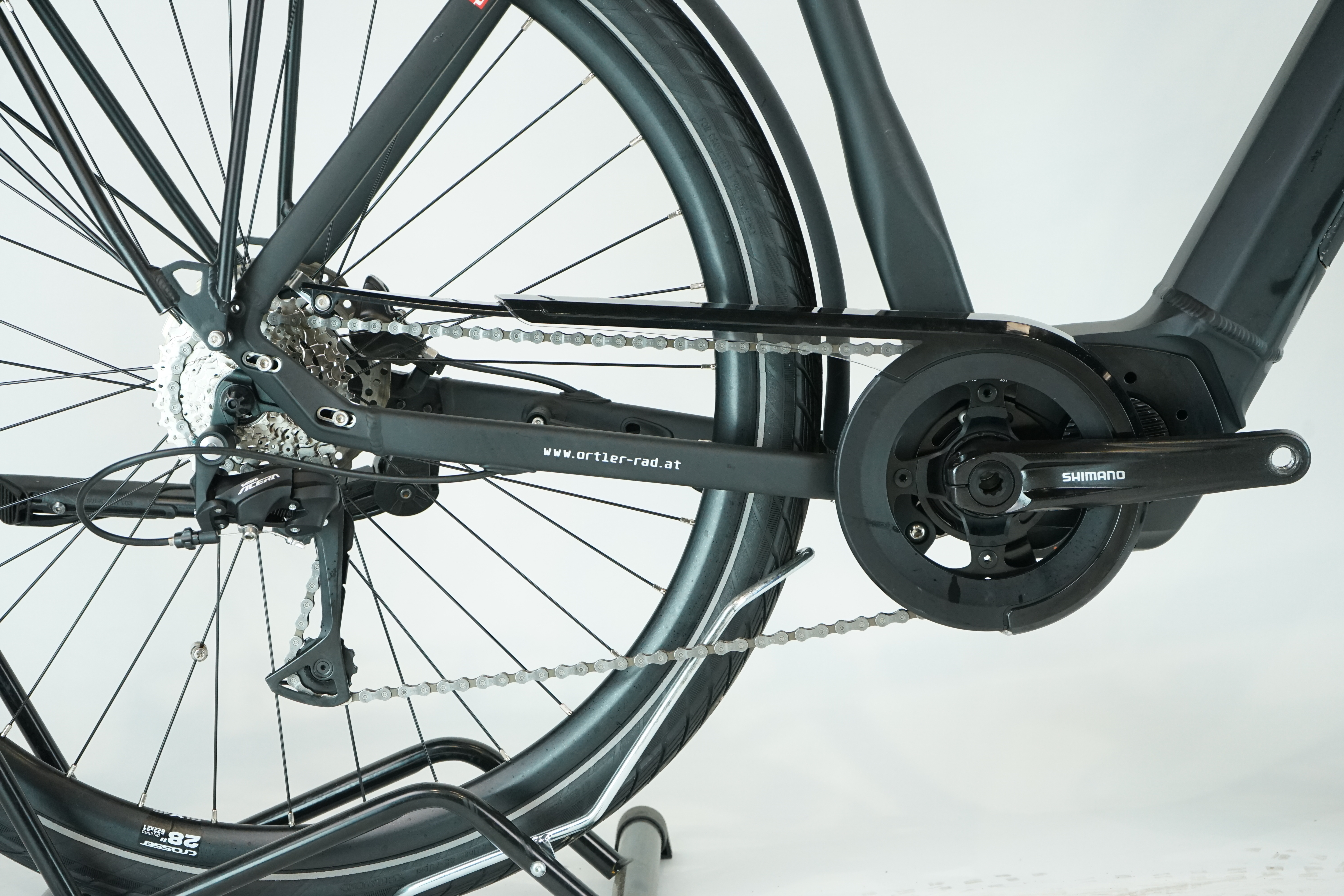 Ortler Munich 7000 Intube schwarz 2021 - Trekking E Bike - 504 Wh - Diamant