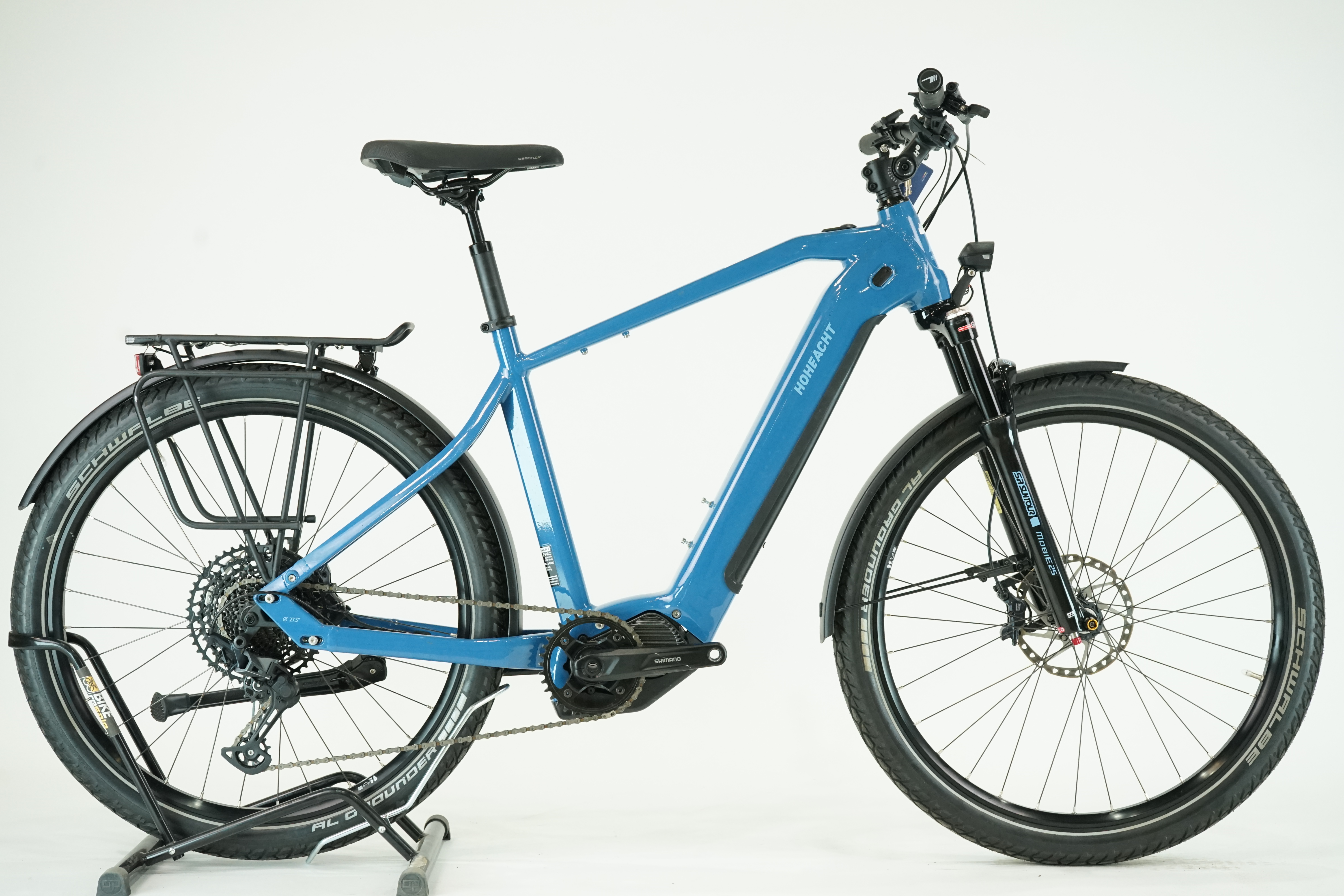 HOHE ACHT Pasio Tereno 2022 - Trekking E Bike - 630 Wh - Diamant - 27,5 Zoll