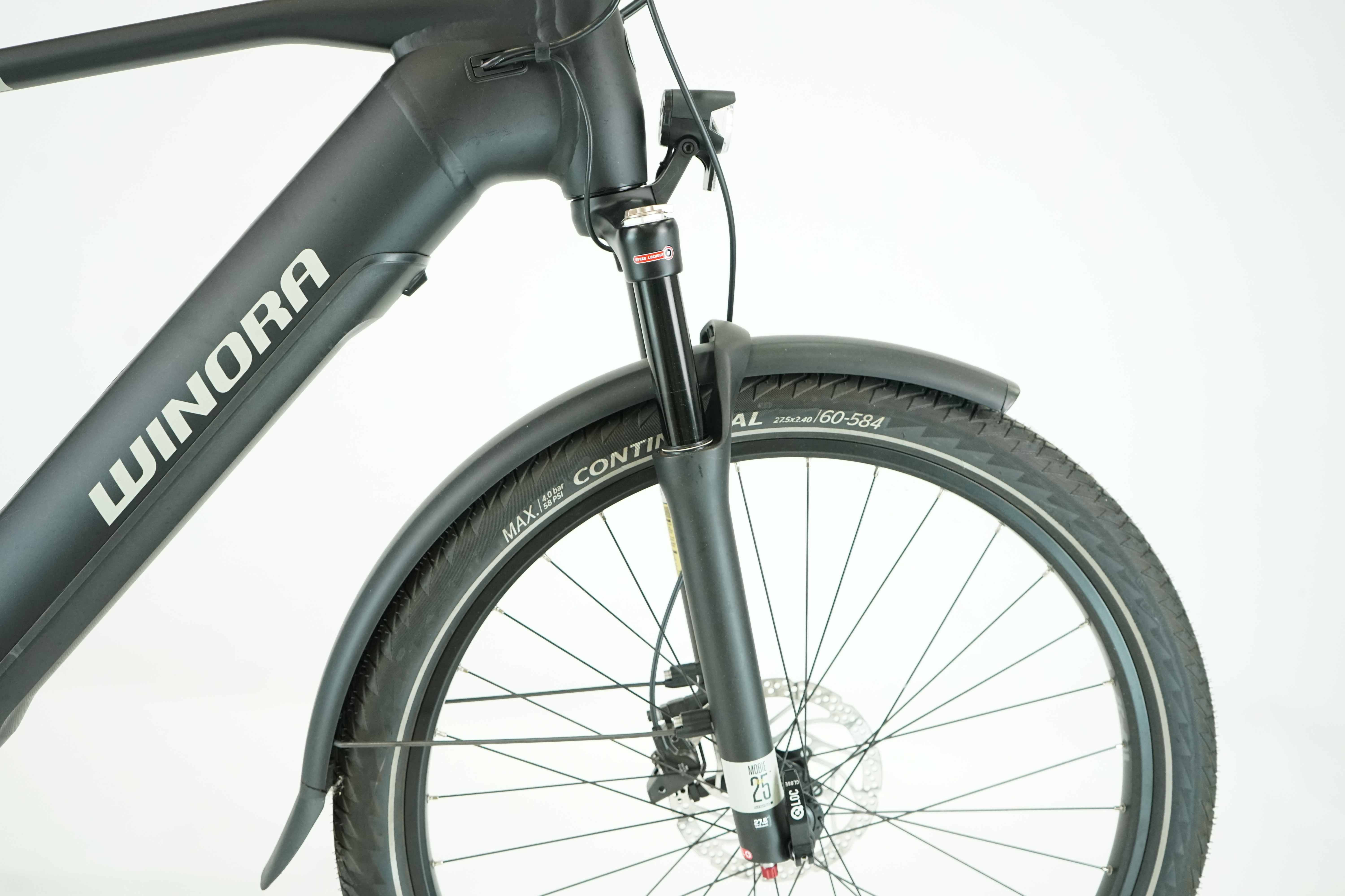 WINORA Yucatan 10 2023 - Trekking E Bike - 720 Wh - Diamant - 27,5 Zoll