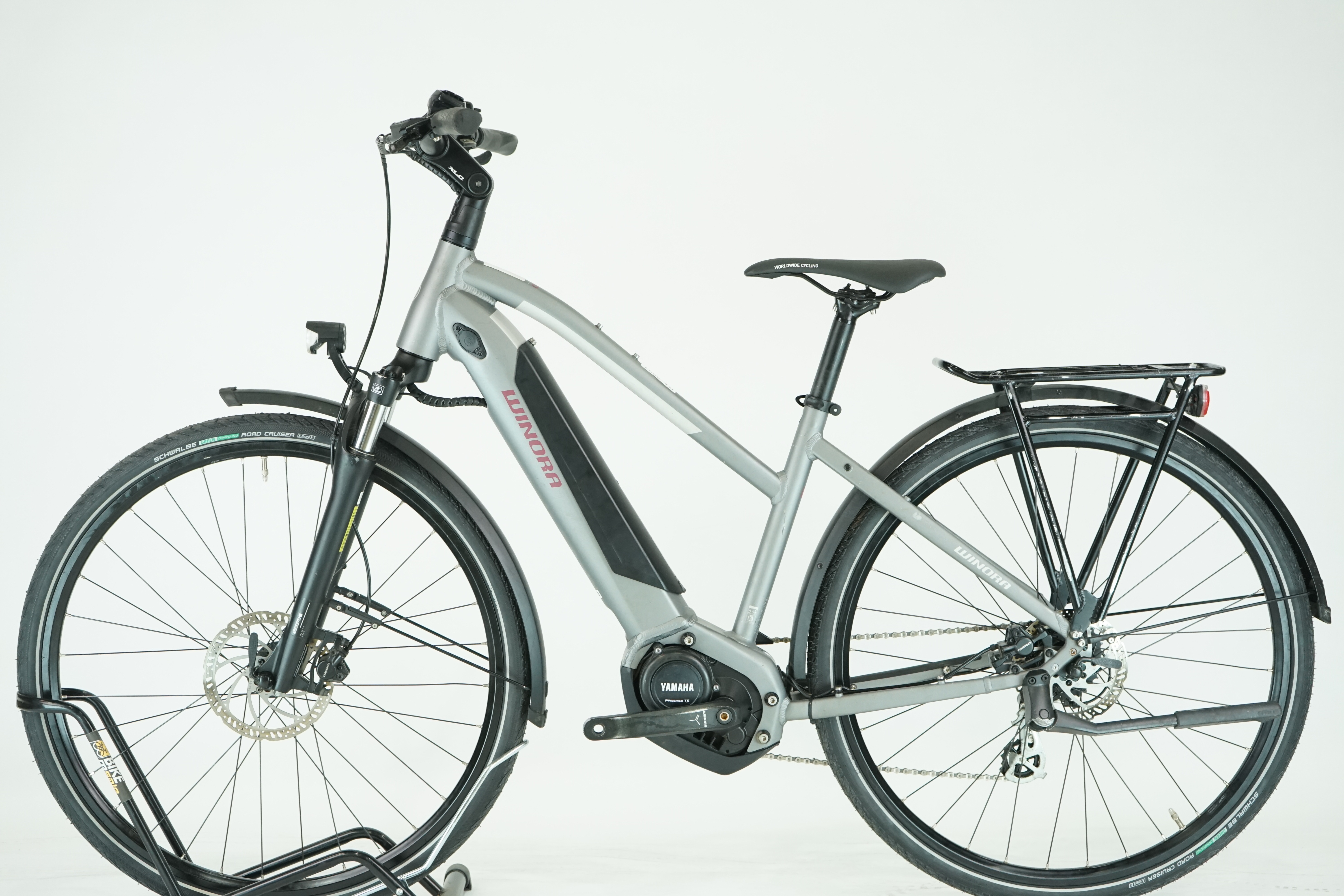 Winora Yucatan 8 2021 - Trekking E Bike - 410 Wh - Trapez 