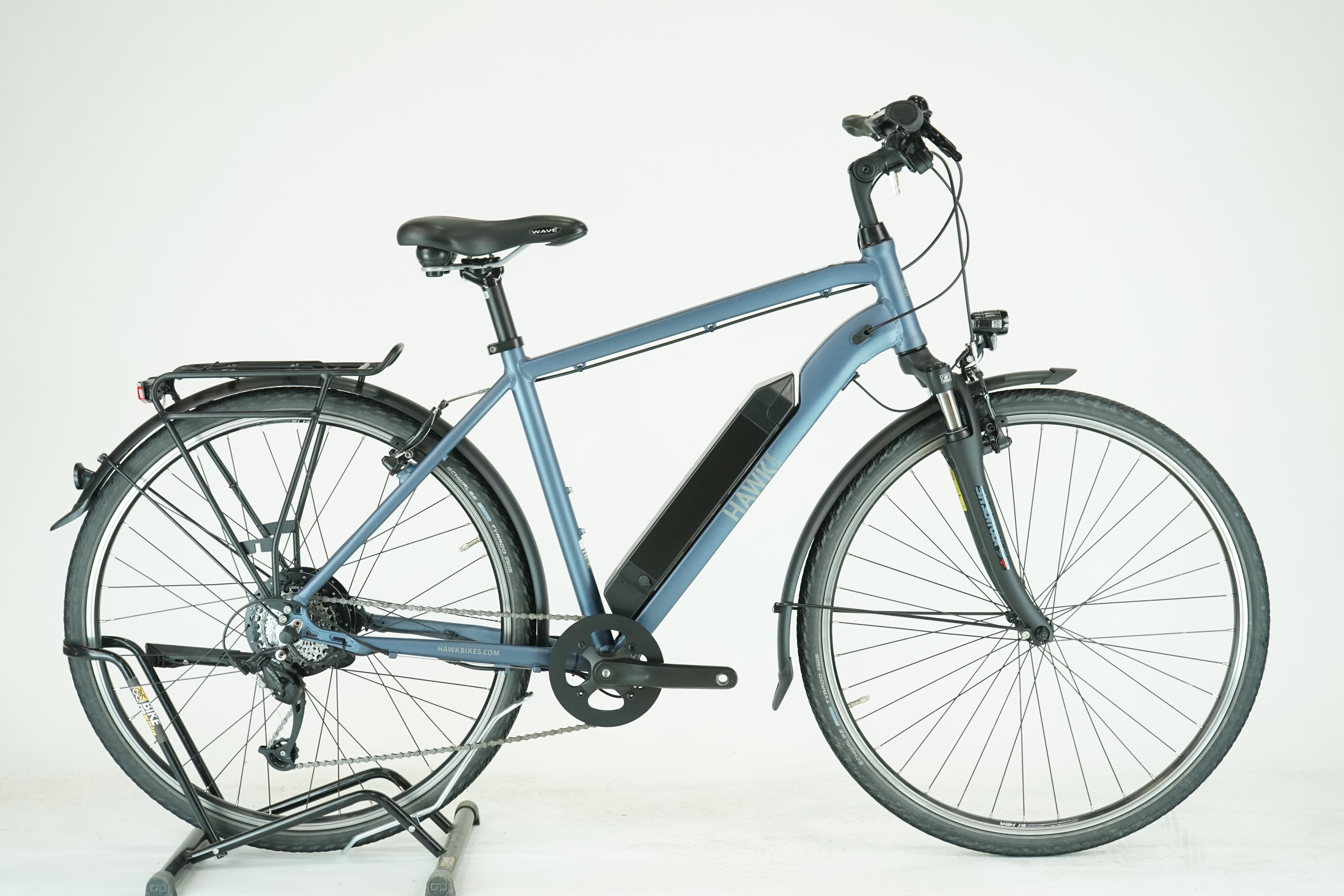 HAWK eTrekking Gent BAFANG 2022 - Trekking E Bike - 417 Wh - Diamant 