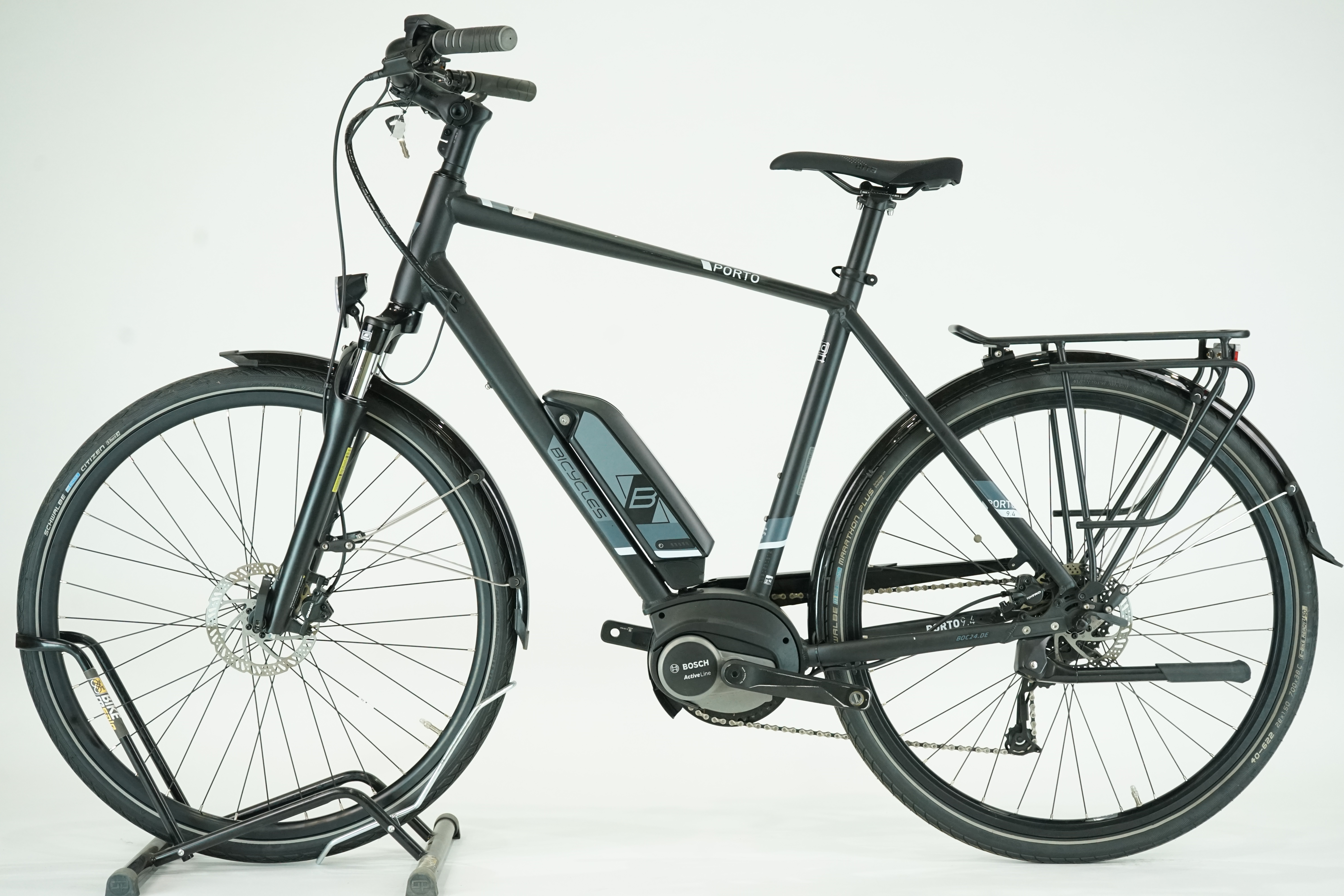 BICYCLES Porto 9.4 2020 - Trekking E Bike - 400 Wh - Diamant - 28 Zoll