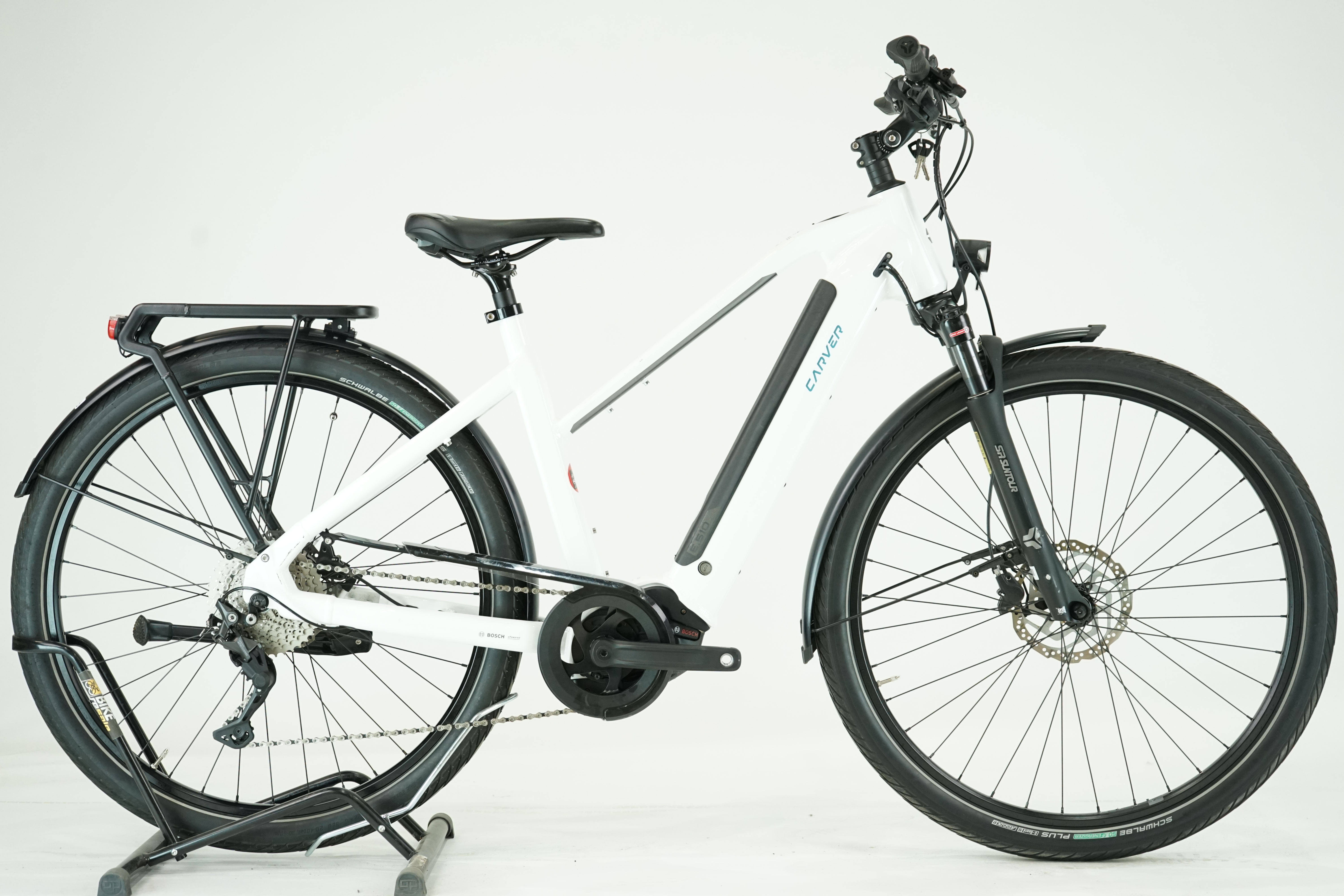 CARVER Route E.510 2024 - Trekking E Bike - 500 Wh - Damen Sport - 28 Zoll