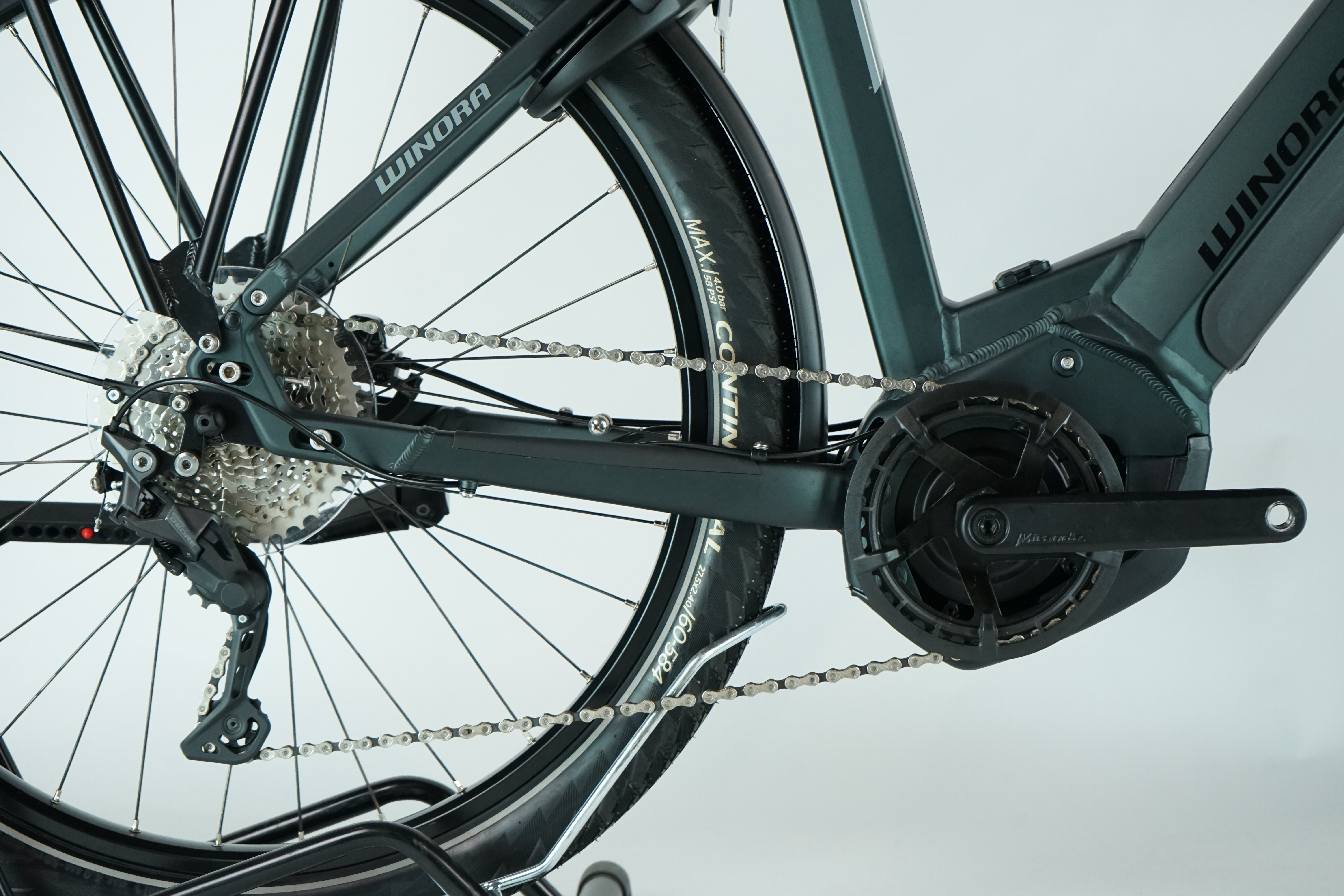 Winora Yucatan 10 2022 - Trekking E Bike - 630Wh - Tiefeinsteiger