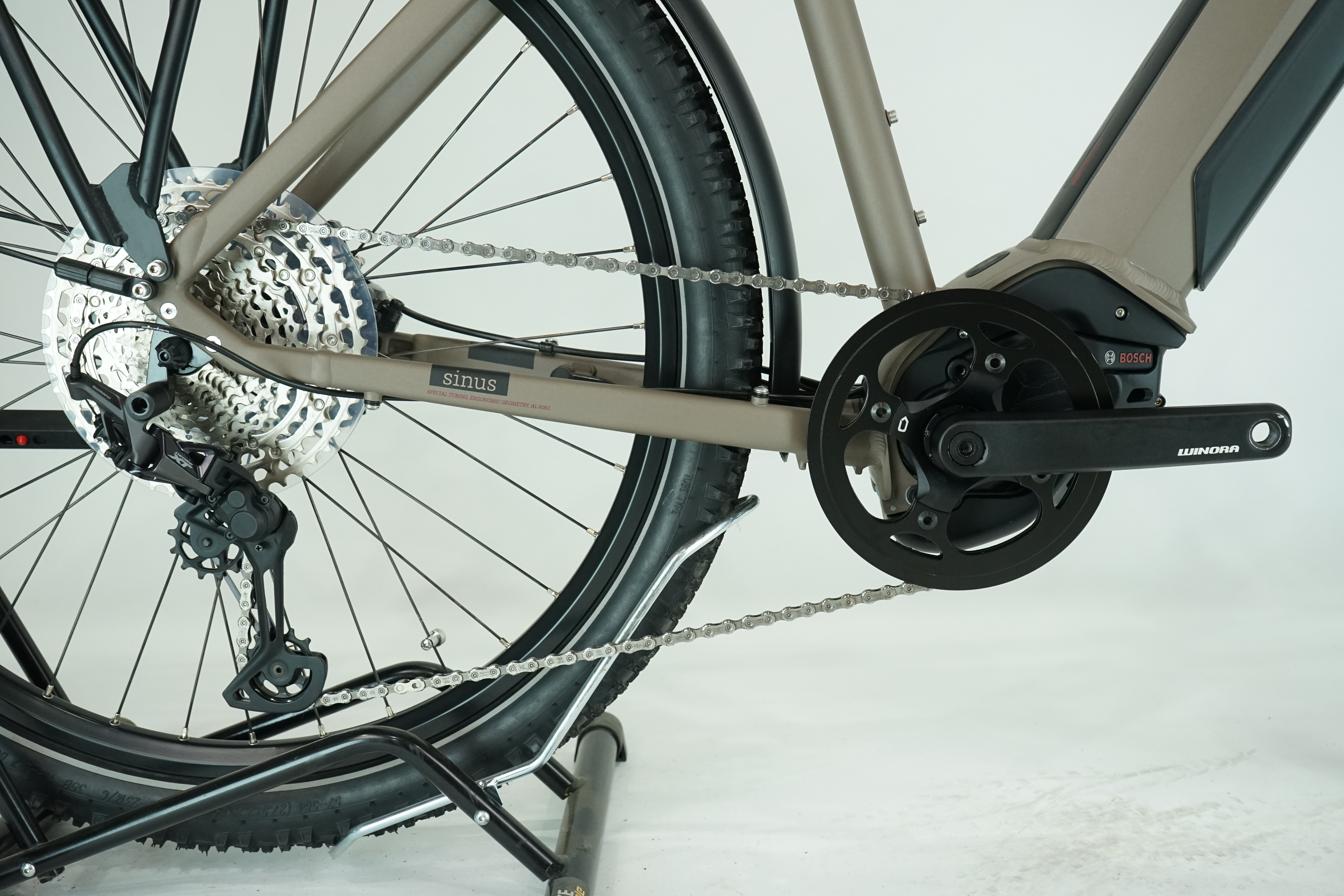 Winora Sinus iX12 2021 - Trekking E Bike - 500 Wh - Diamant - 27,5 Zoll