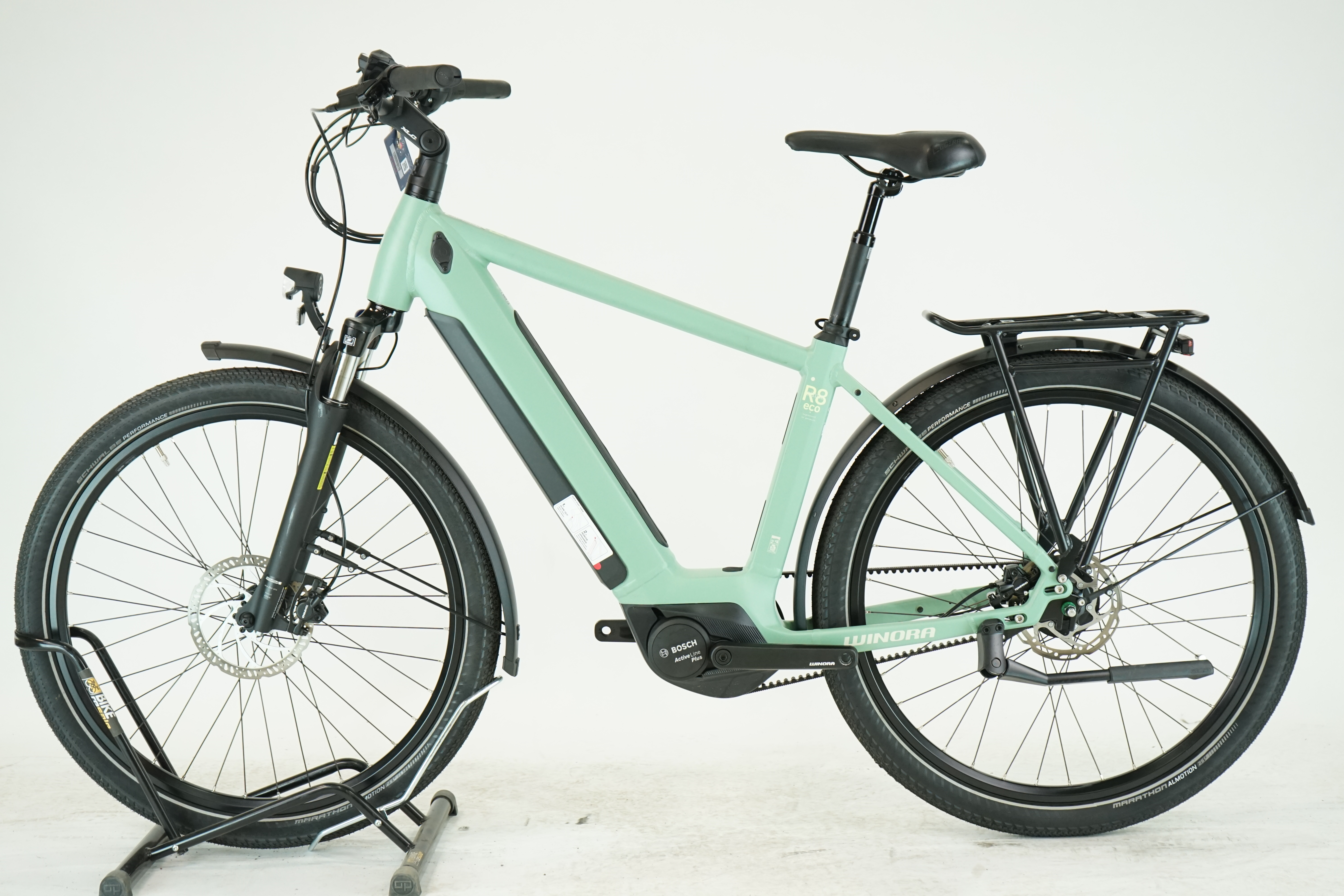 Winora Sinus R8F Eco 2022 - City E Bike - 500 Wh -  Riemen - 27,5 Zoll - Diamant