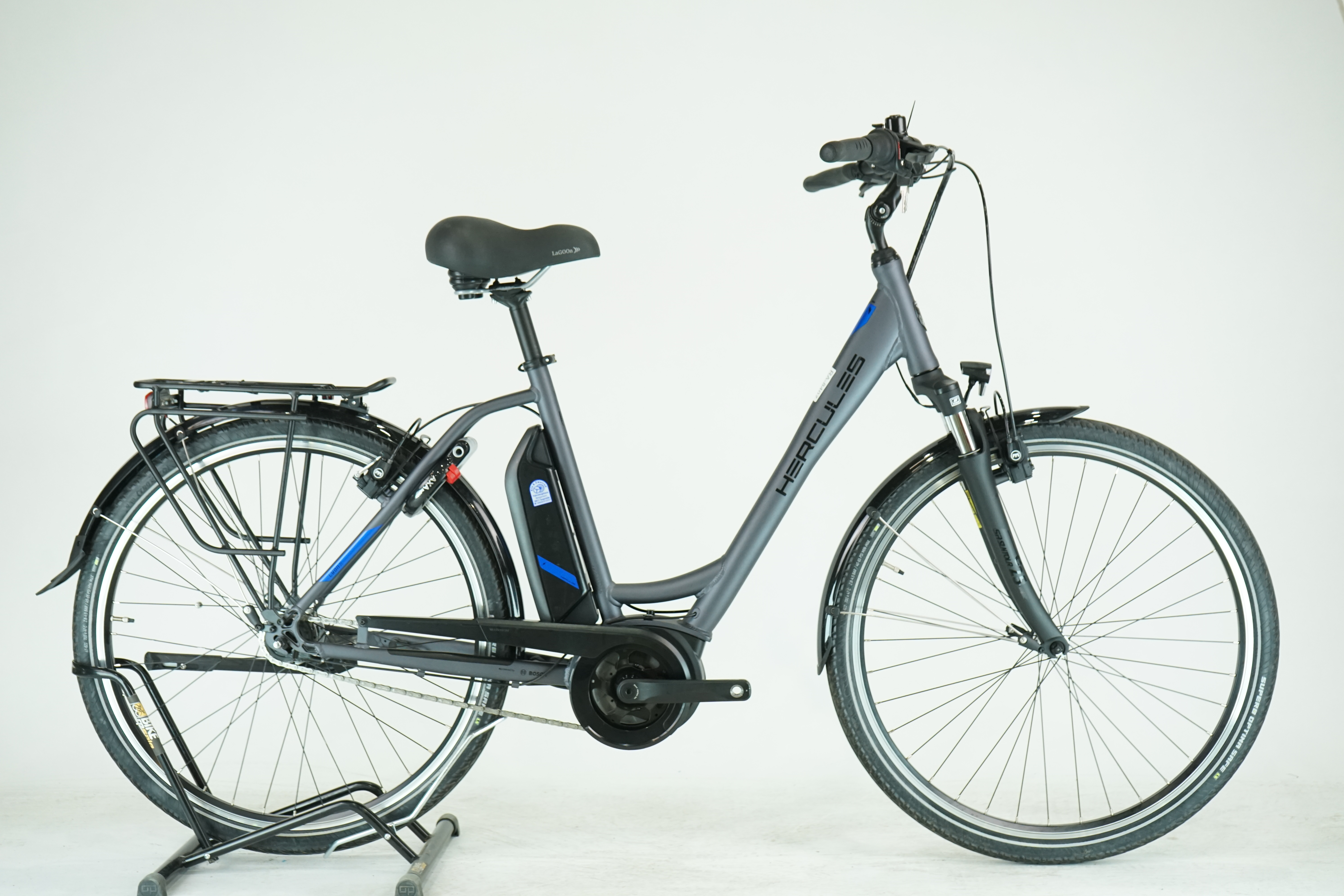 Hercules Lyon R7 2022 - City E Bike - 400 Wh - Rücktritt - Tiefeinstieg