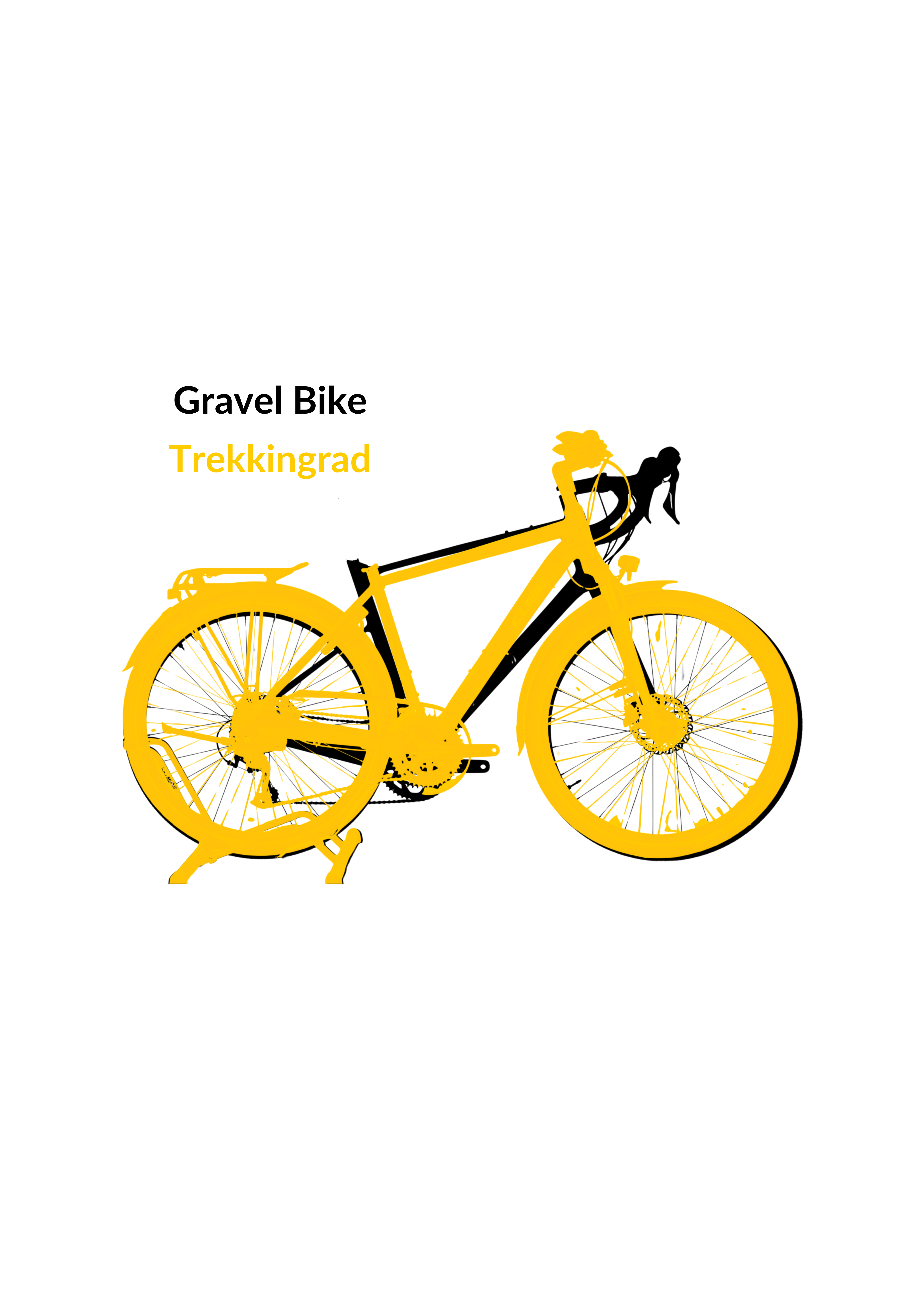 vergleich geometrie gravel vs trekking gtafik: unterschied der rahmengeometrie von gravel bike und trekkingrad