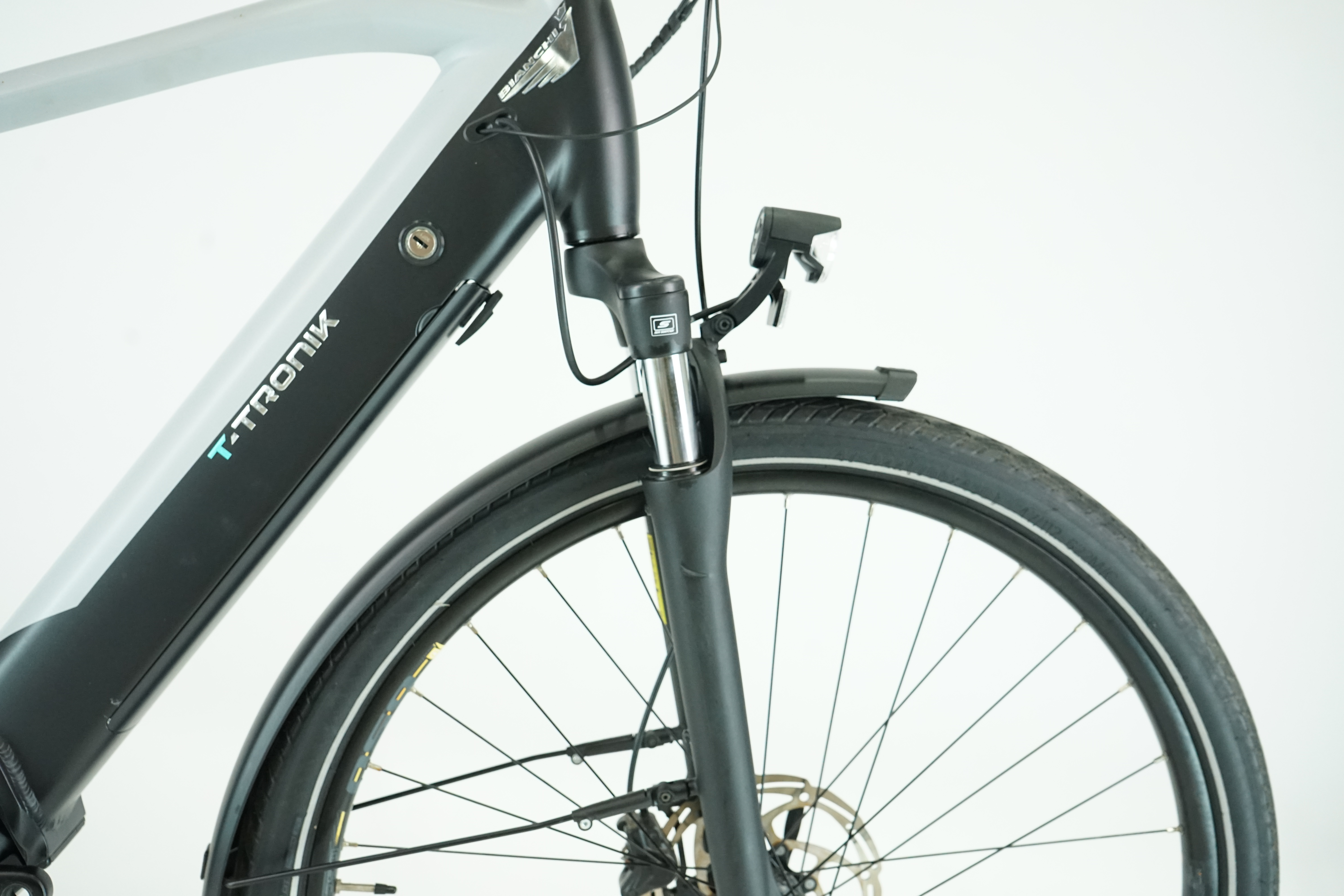 BIANCHI T-Tronik T-Type 2023 - Trekking E Bike - 471 Wh - Diamant - 28 Zoll