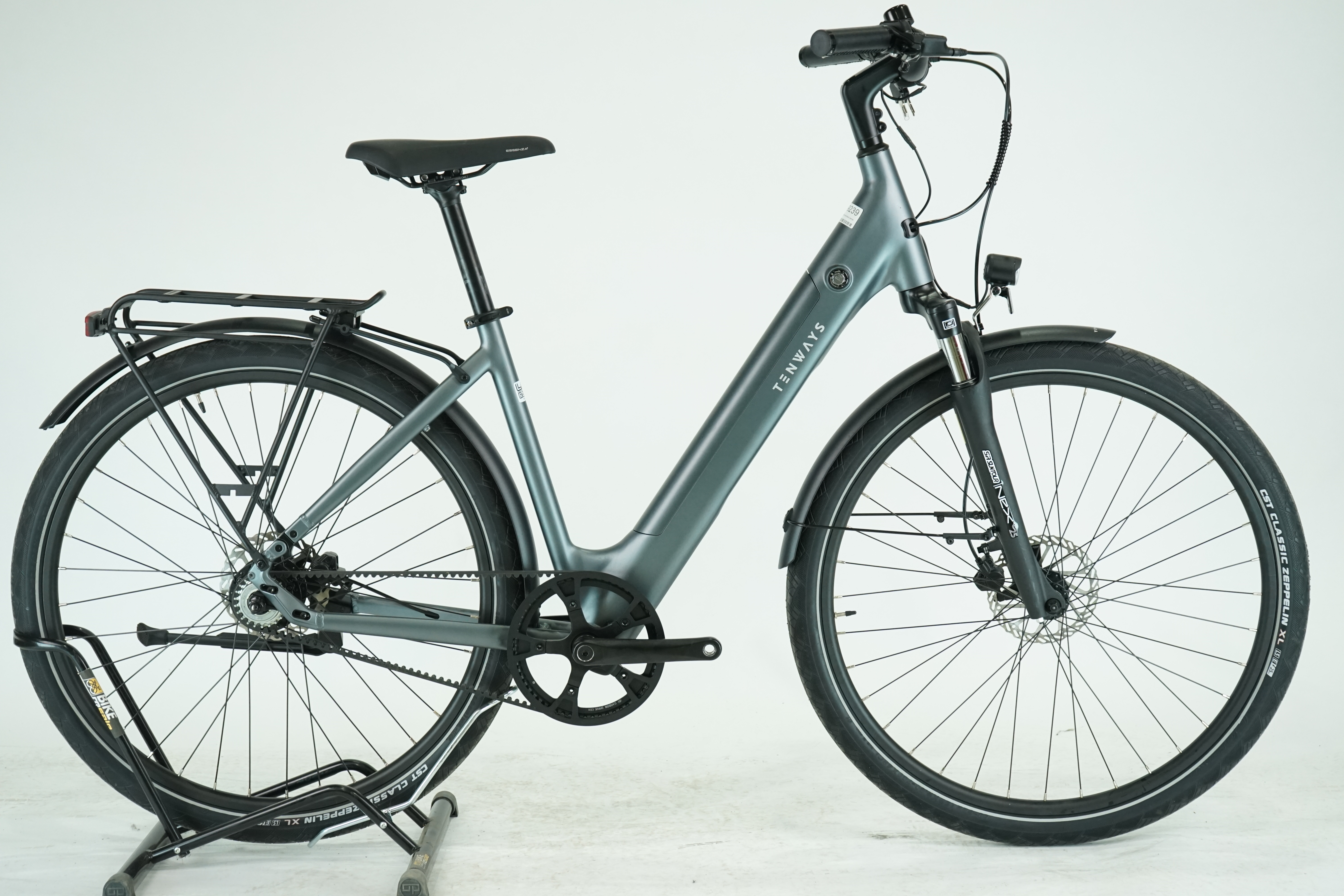 Tenways CGO800S 2021 - City E Bike - 374 Wh - Riemen - Tiefeinstieg