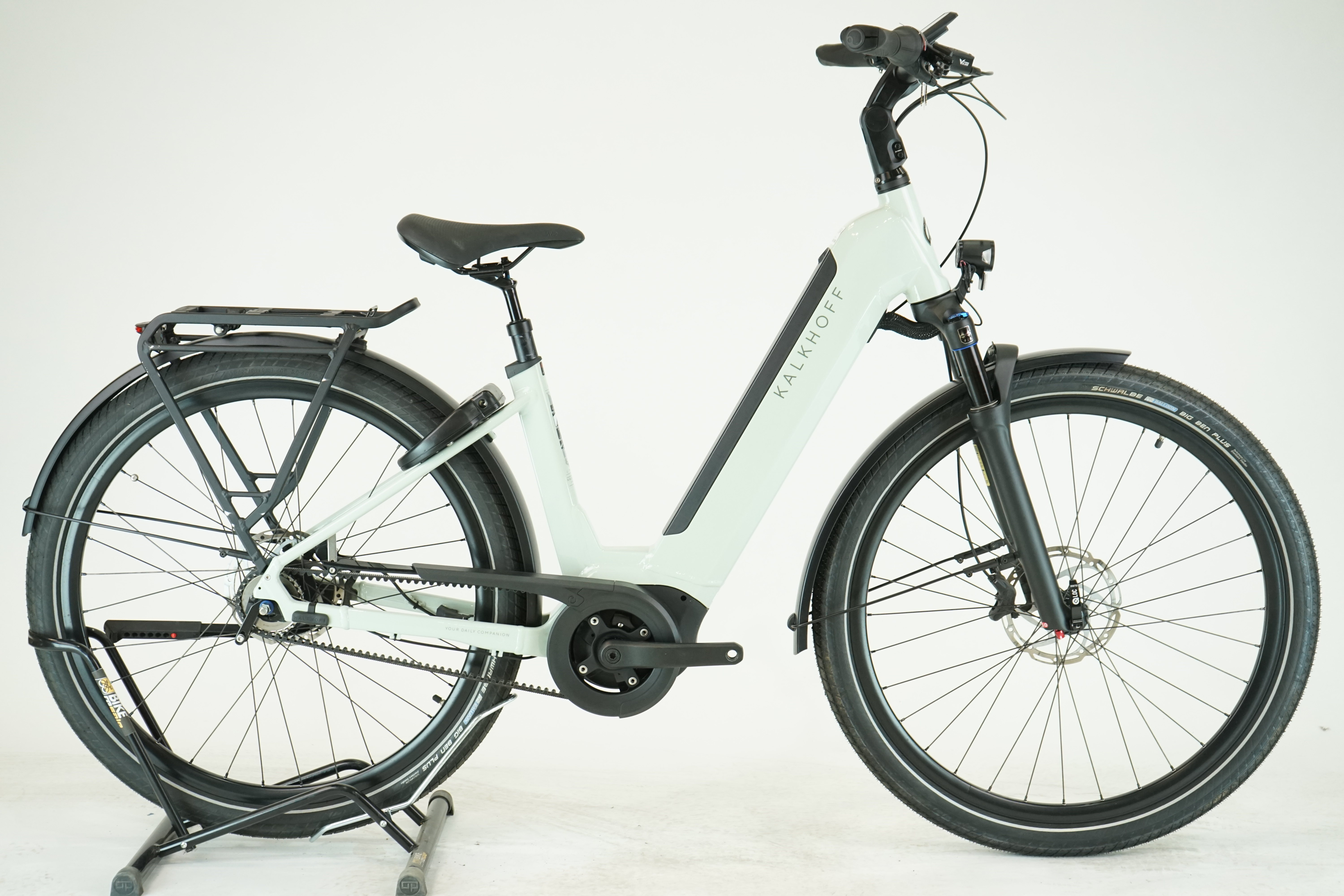 Kalkhoff Image 5 Advance+ 2023 - City E Bike - 625 Wh - Riemen - Tiefeinstieg