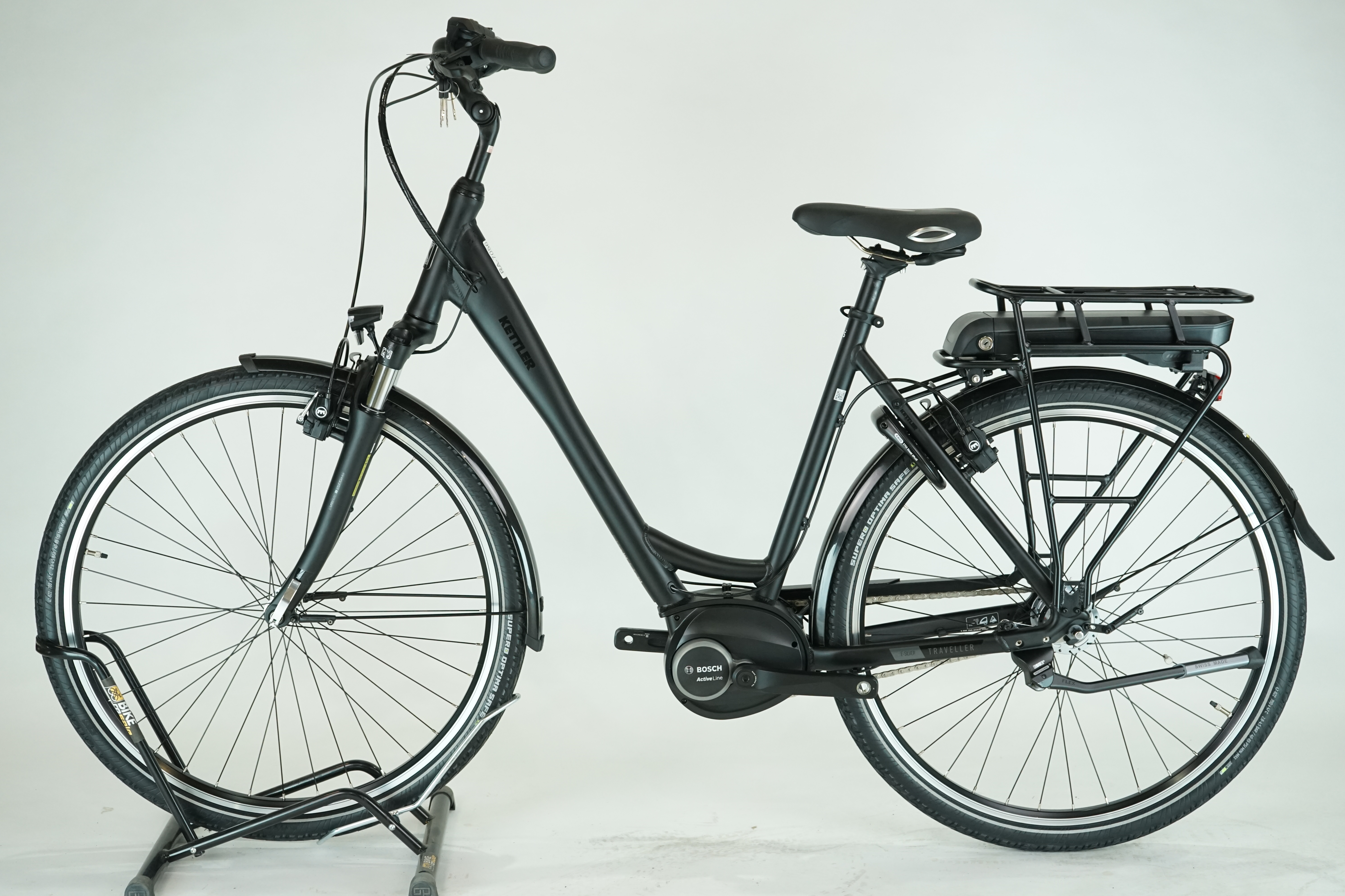 Kettler E-TRAVELLER SILVER 7 RT 2023 - City E Bike - 400 Wh - Tiefeinsteiger