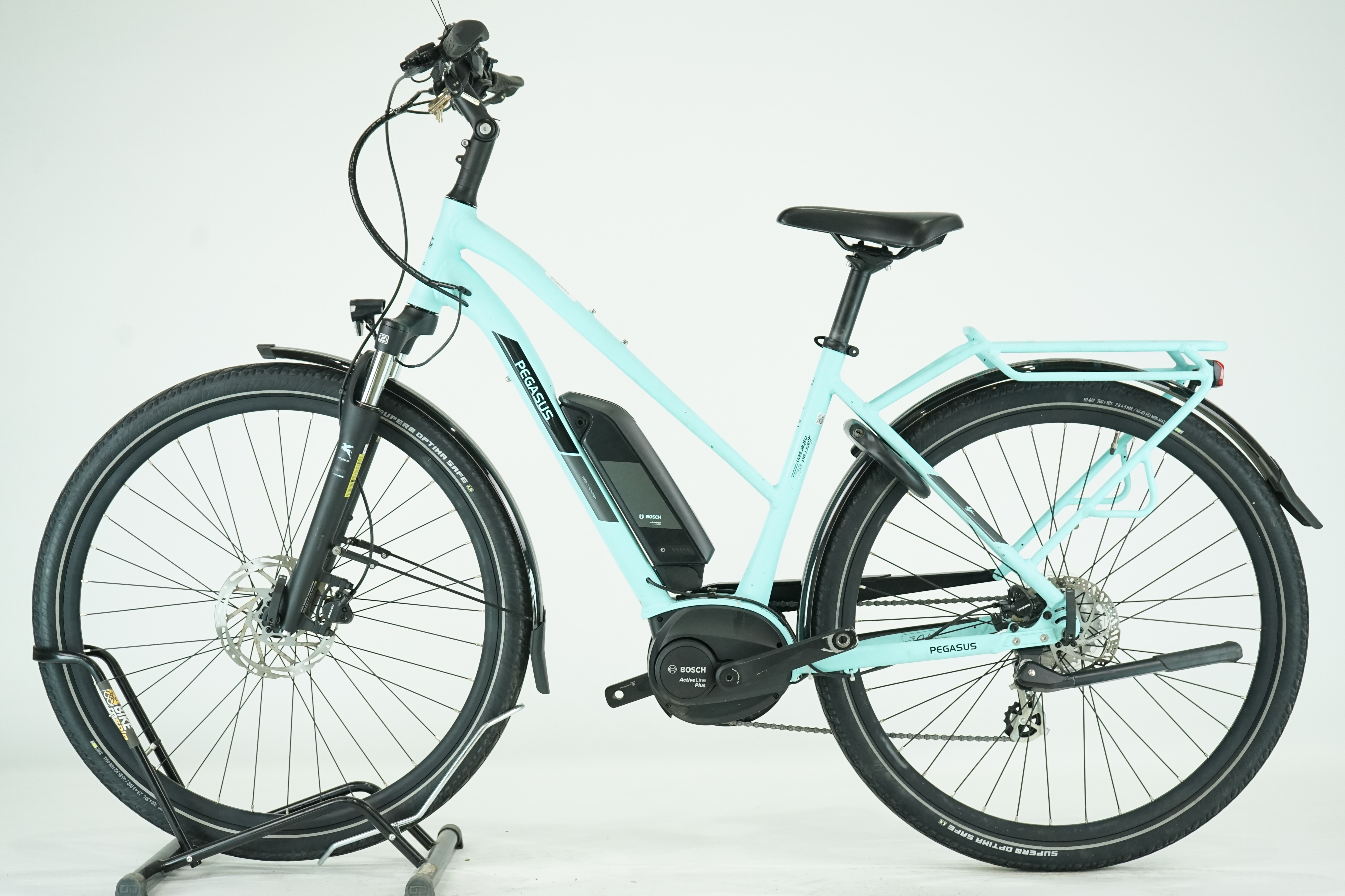Pegasus Solero E8 Plus 2023 - City E Bike - 500 Wh - Damen Sport - Aluminium 
