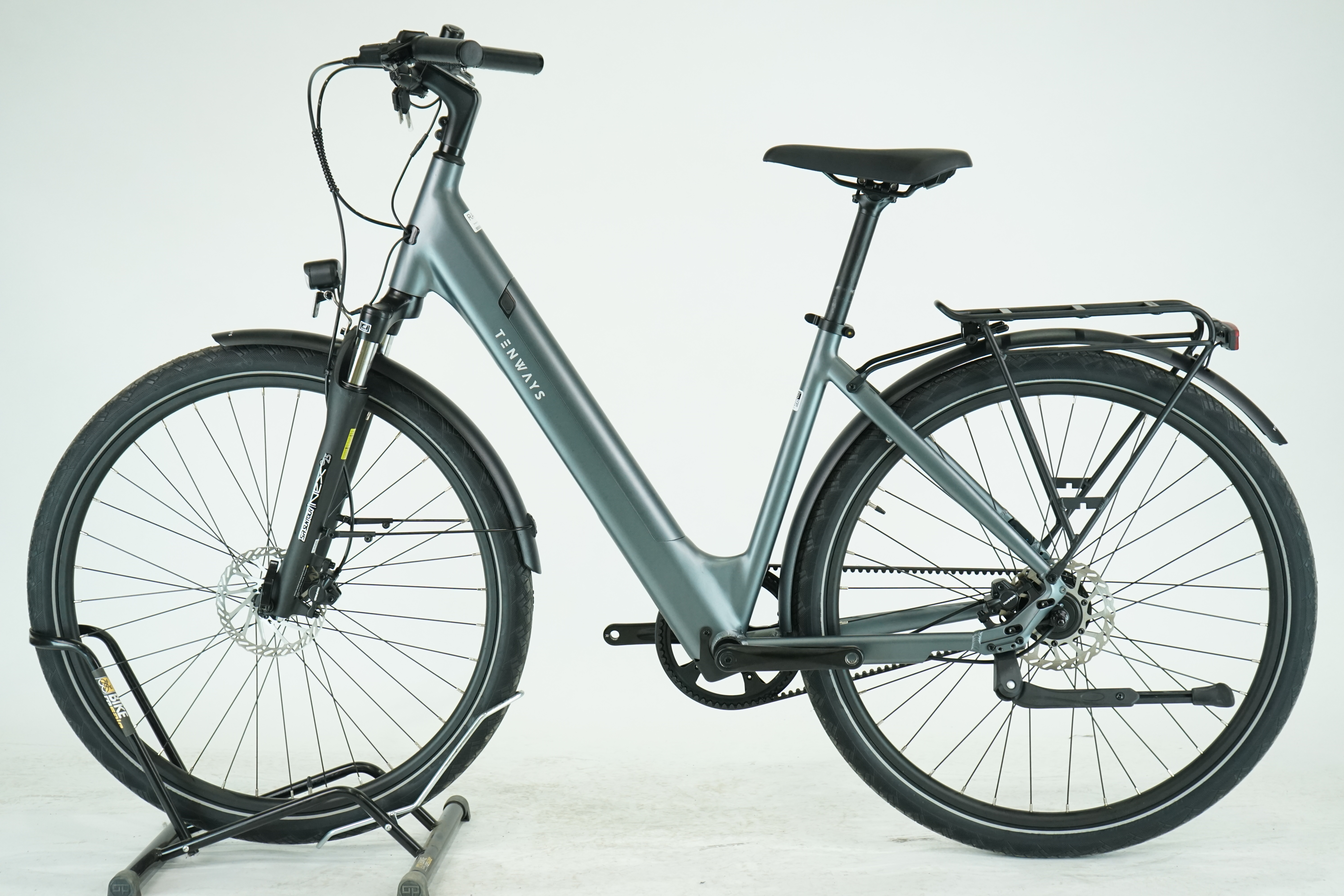 Tenways CGO800S 2021 - City E Bike - 374 Wh - Riemen - Tiefeinstieg