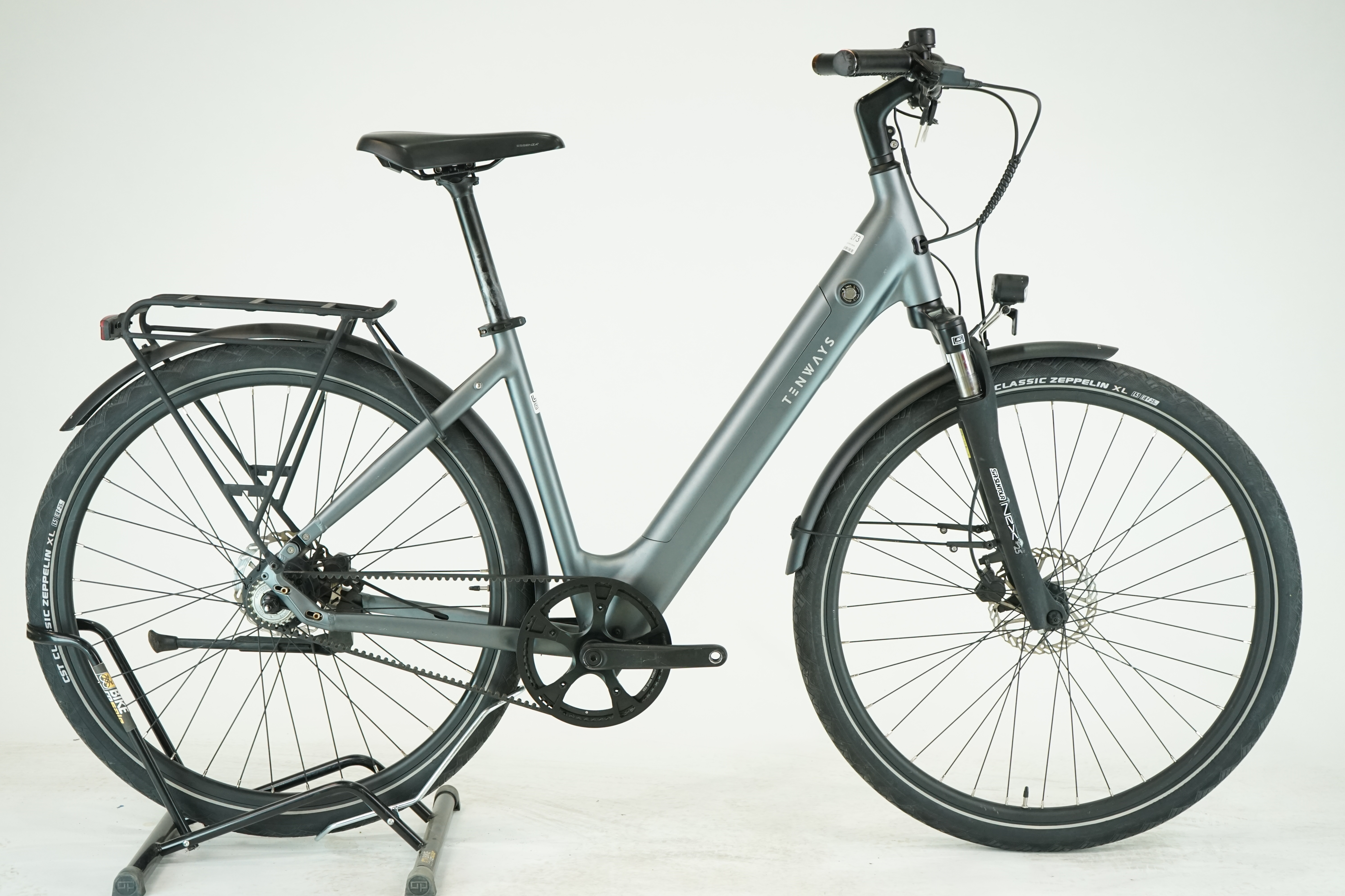 Tenways CGO800S 2023 - City E Bike - 374 Wh - Riemen - Tiefeinstieg
