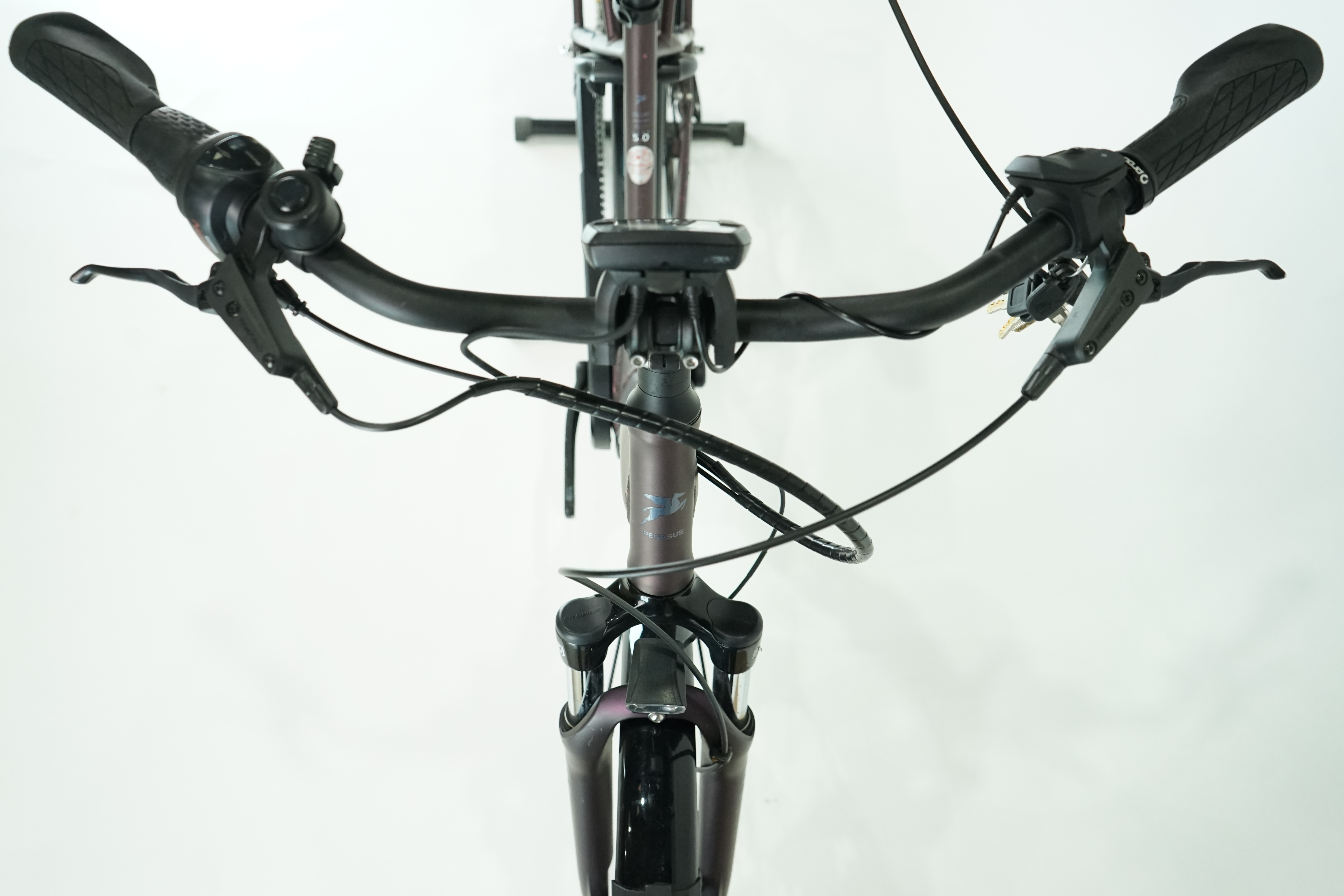 PEGASUS Solero E8r Plus  2023 - City E Bike - 500 Wh - Tiefeinsteiger - 28 Zoll