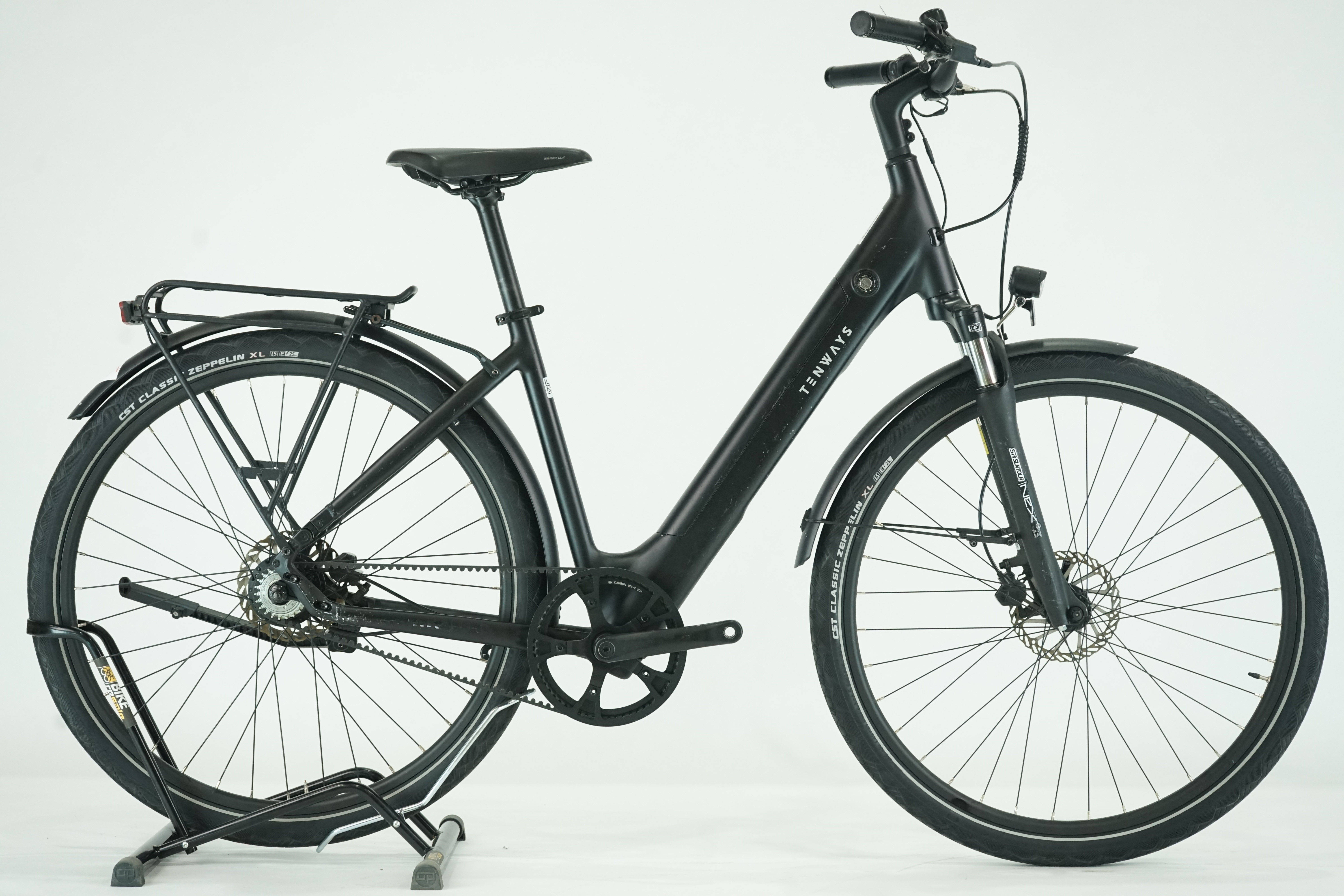 Tenways CGO800S 2023 - City E Bike - 374 Wh - Riemen - Tiefeinsteiger