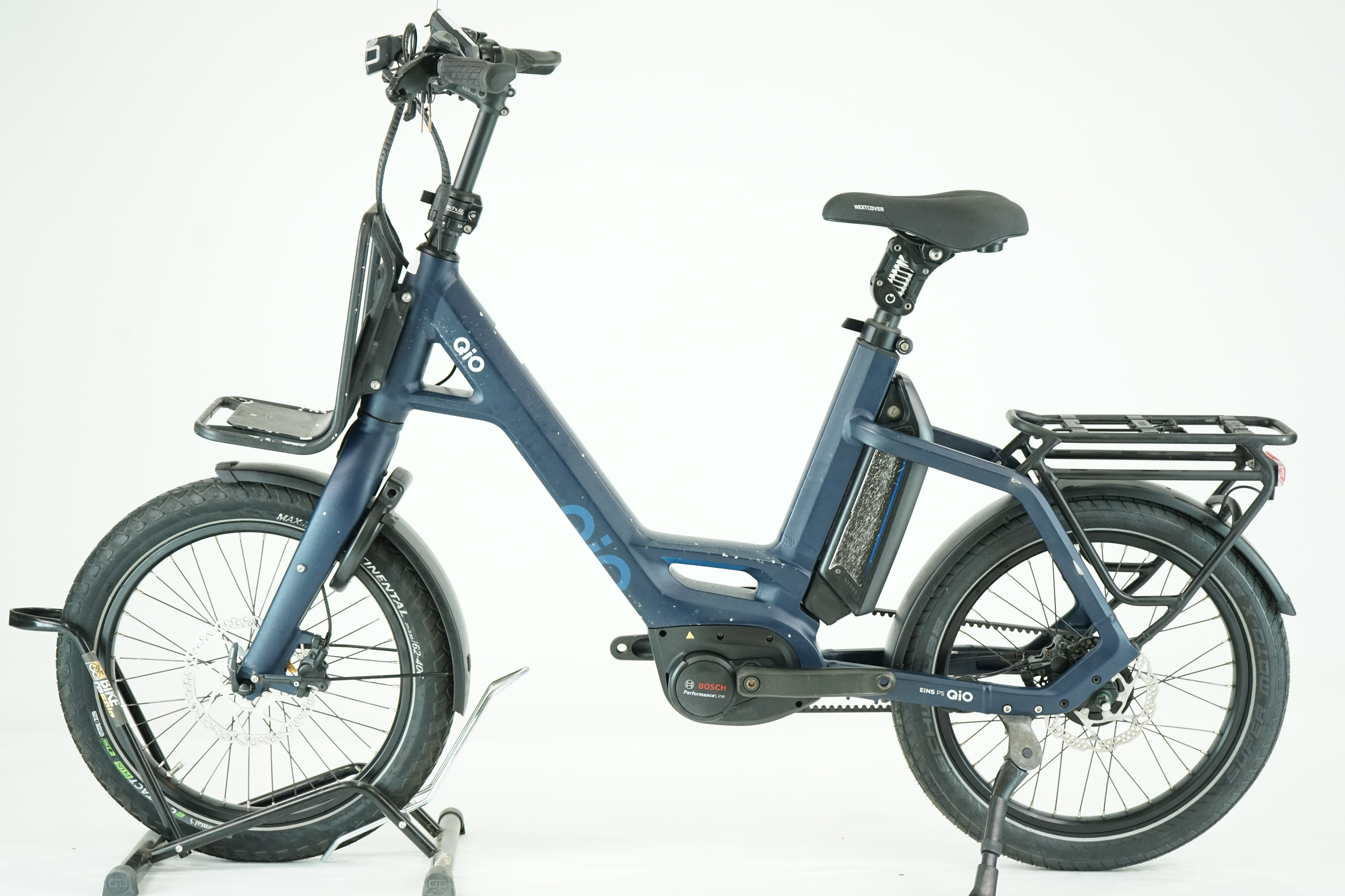 QIO BIKES EINS P5 20 ZR 2022 - Kompakt E Bike - 500 Wh - Tiefeinsteiger - 20 Zoll