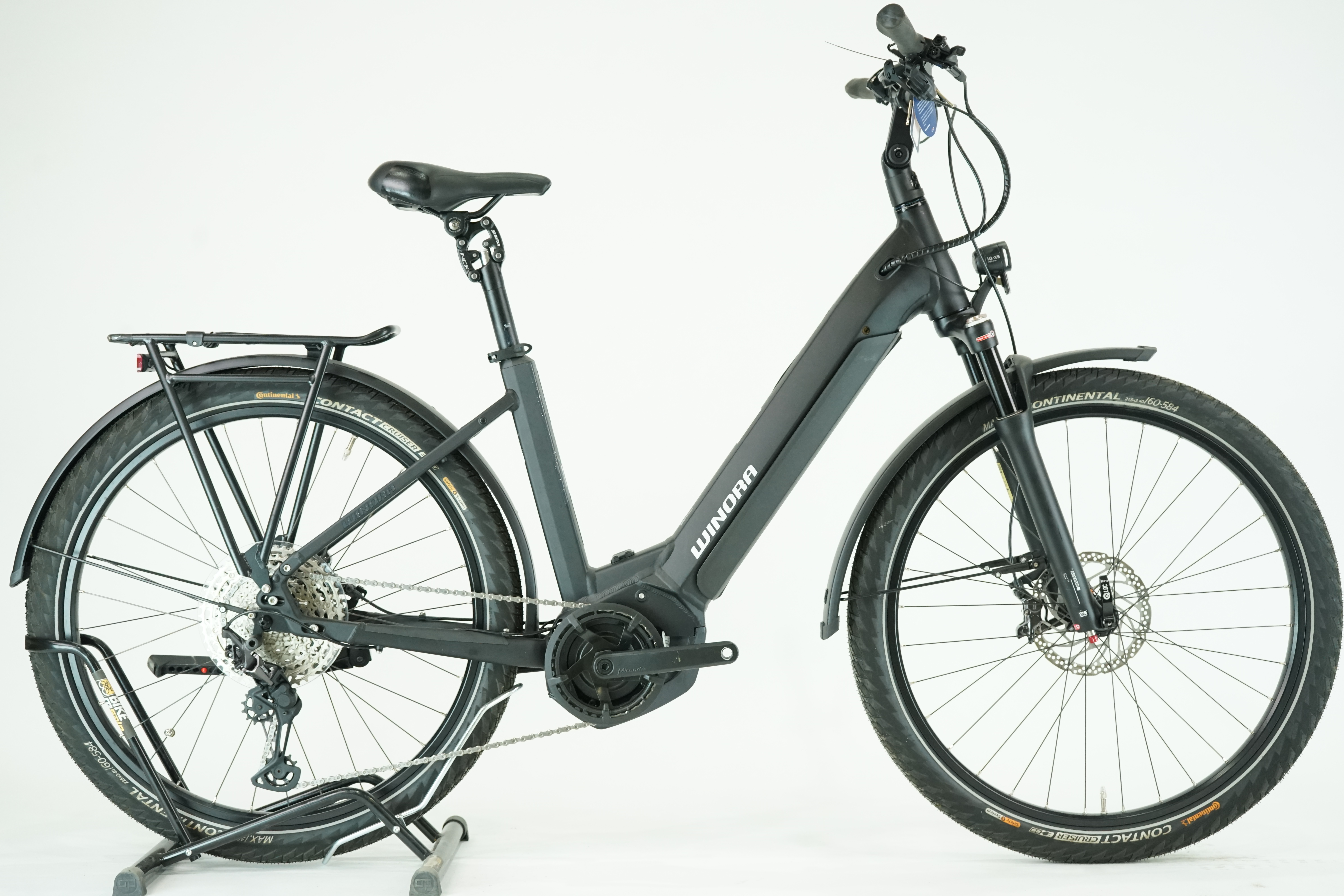WINORA Yucatan 12 Pro 2021 - City E Bike - 630 Wh - Tiefeinsteiger - 27,5 Zoll