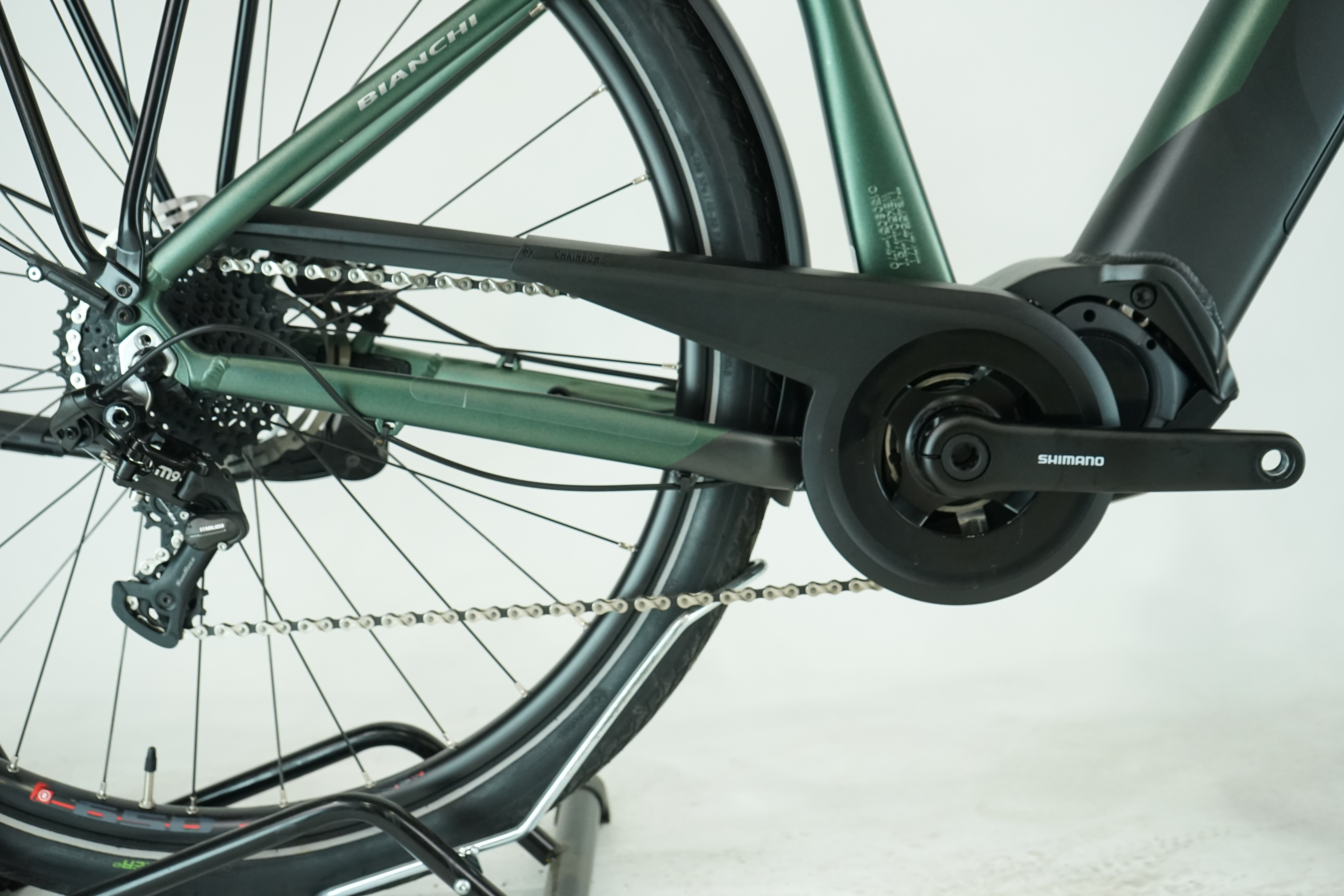 Bianchi T-Tronik T-Type 2023 - Trekking E Bike - 417 Wh - Diamant