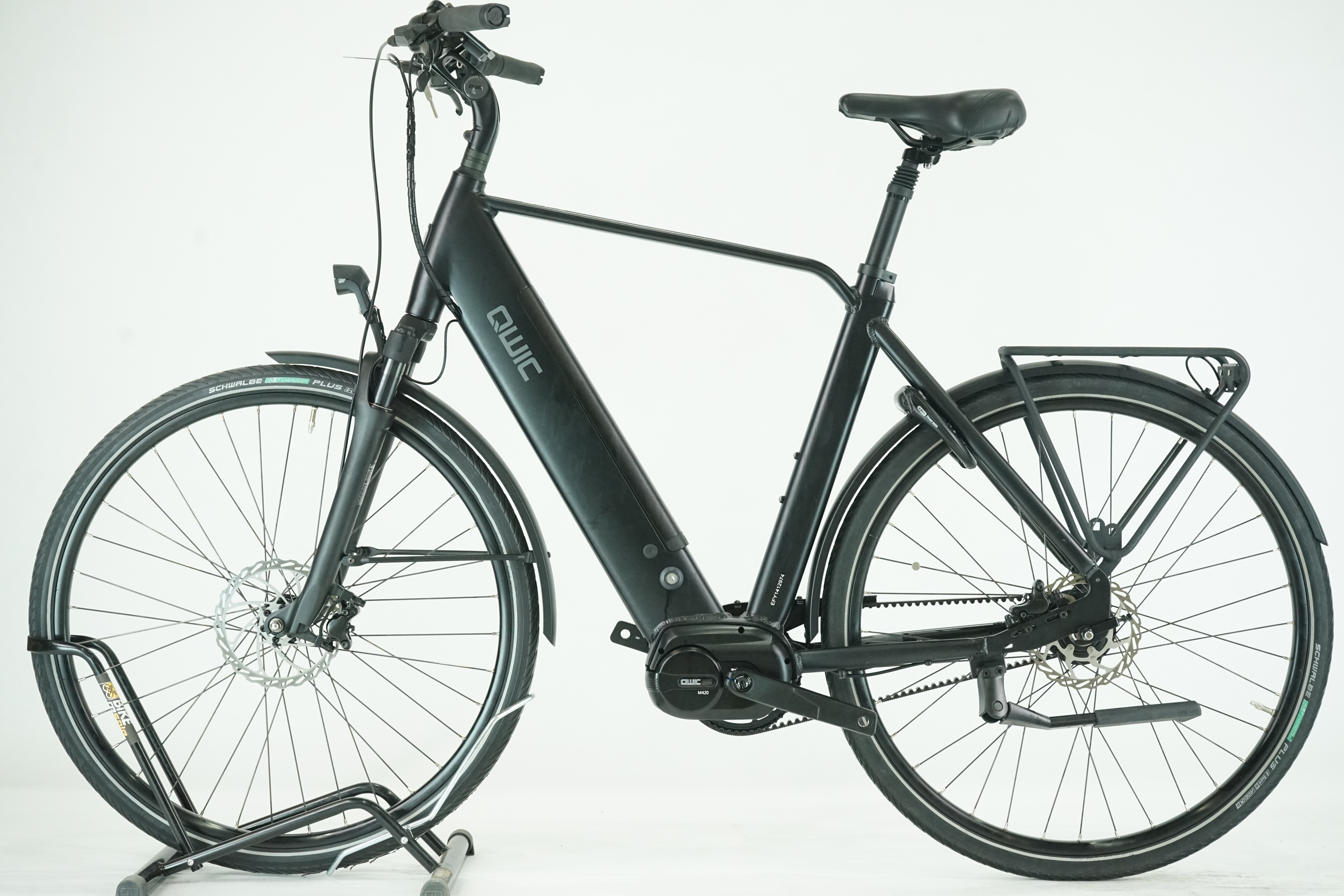 Qwic Premium i MN7+ 2022 - City E Bike - 540 Wh - Riemen - Diamantrahmen