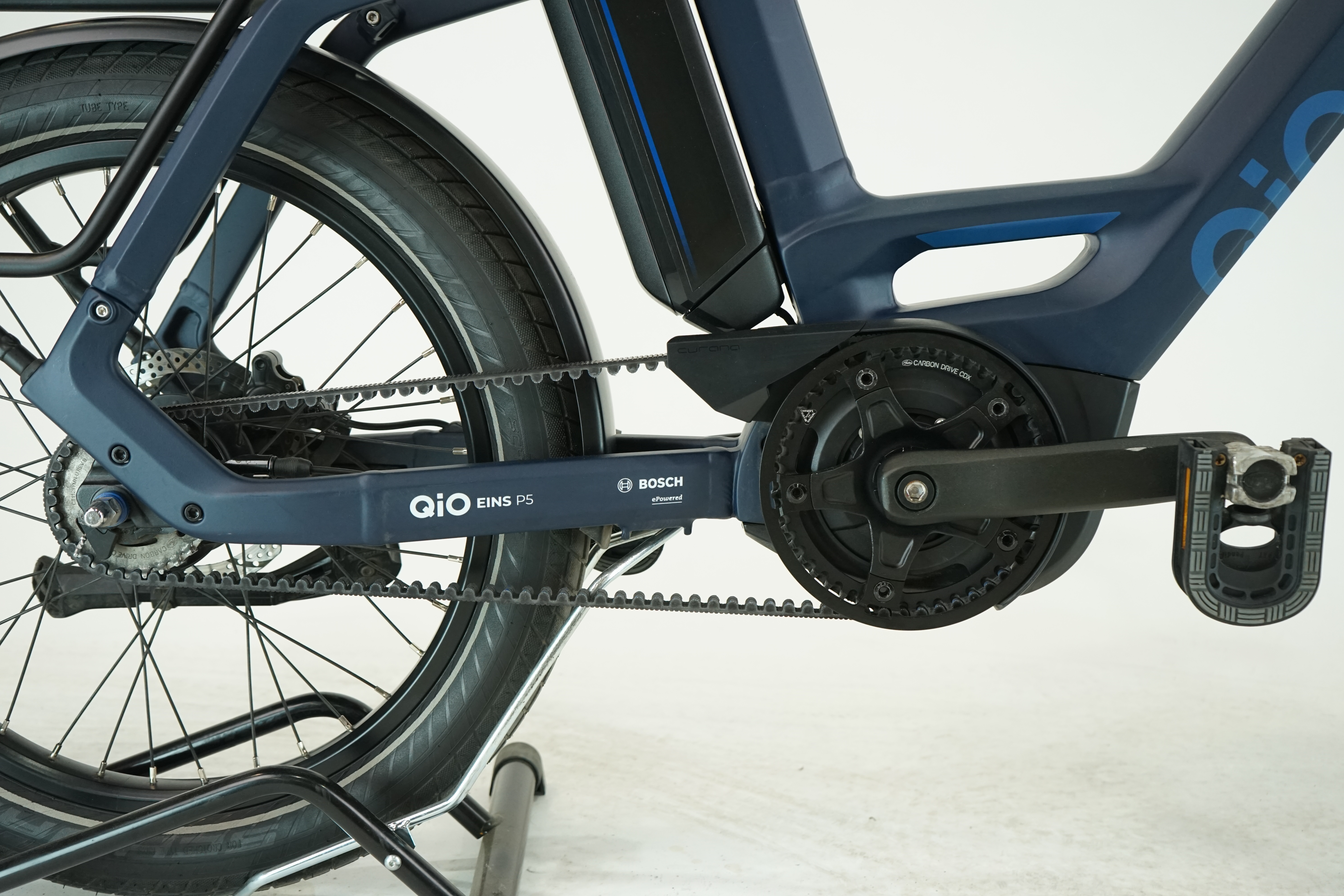 QIO Eins P-5 2023 - Kompakt E Bike - 545 Wh - Riemen - 20 Zoll