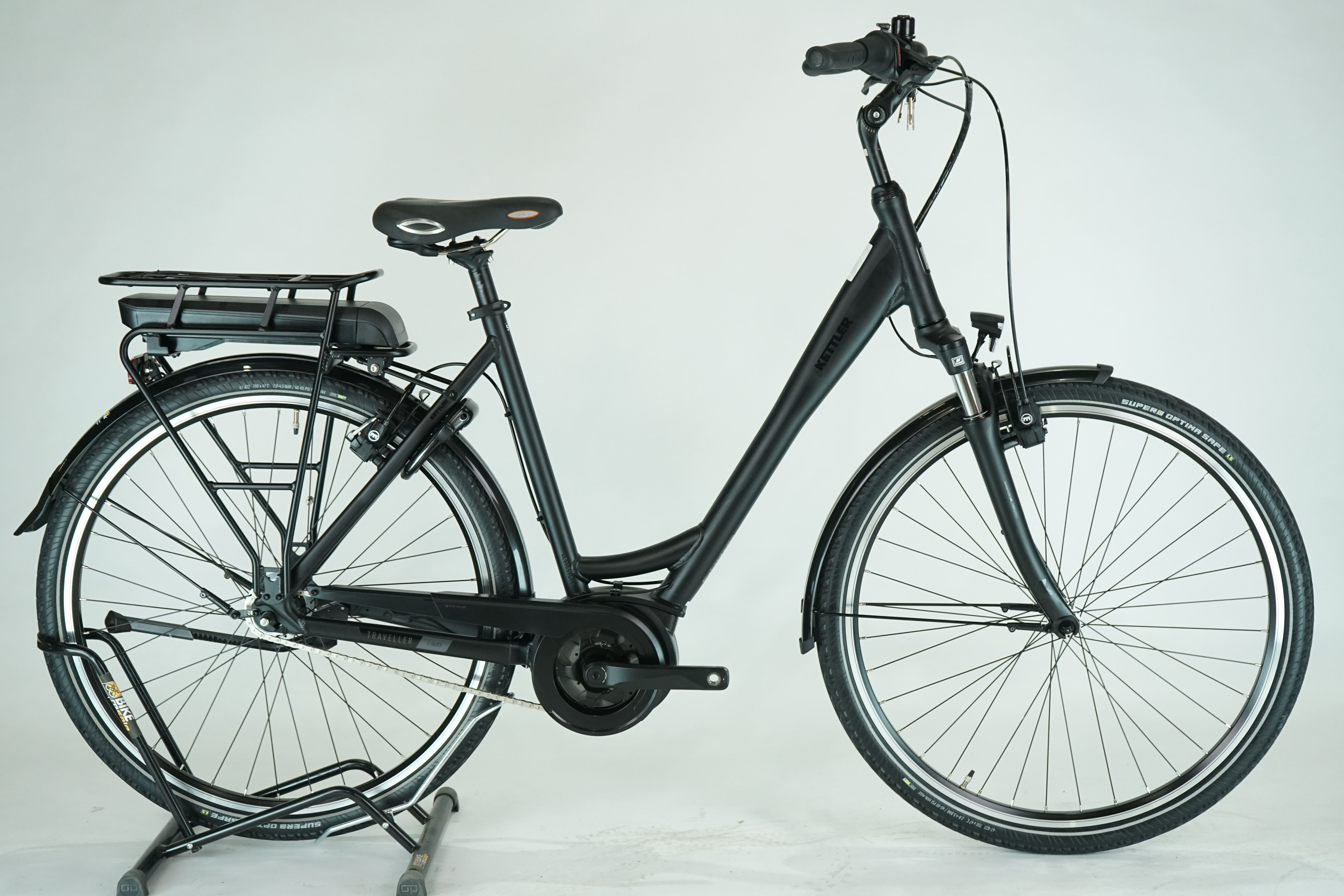 Kettler E-TRAVELLER SILVER 7 RT 2023 - City E Bike - 400 Wh - Tiefeinsteiger