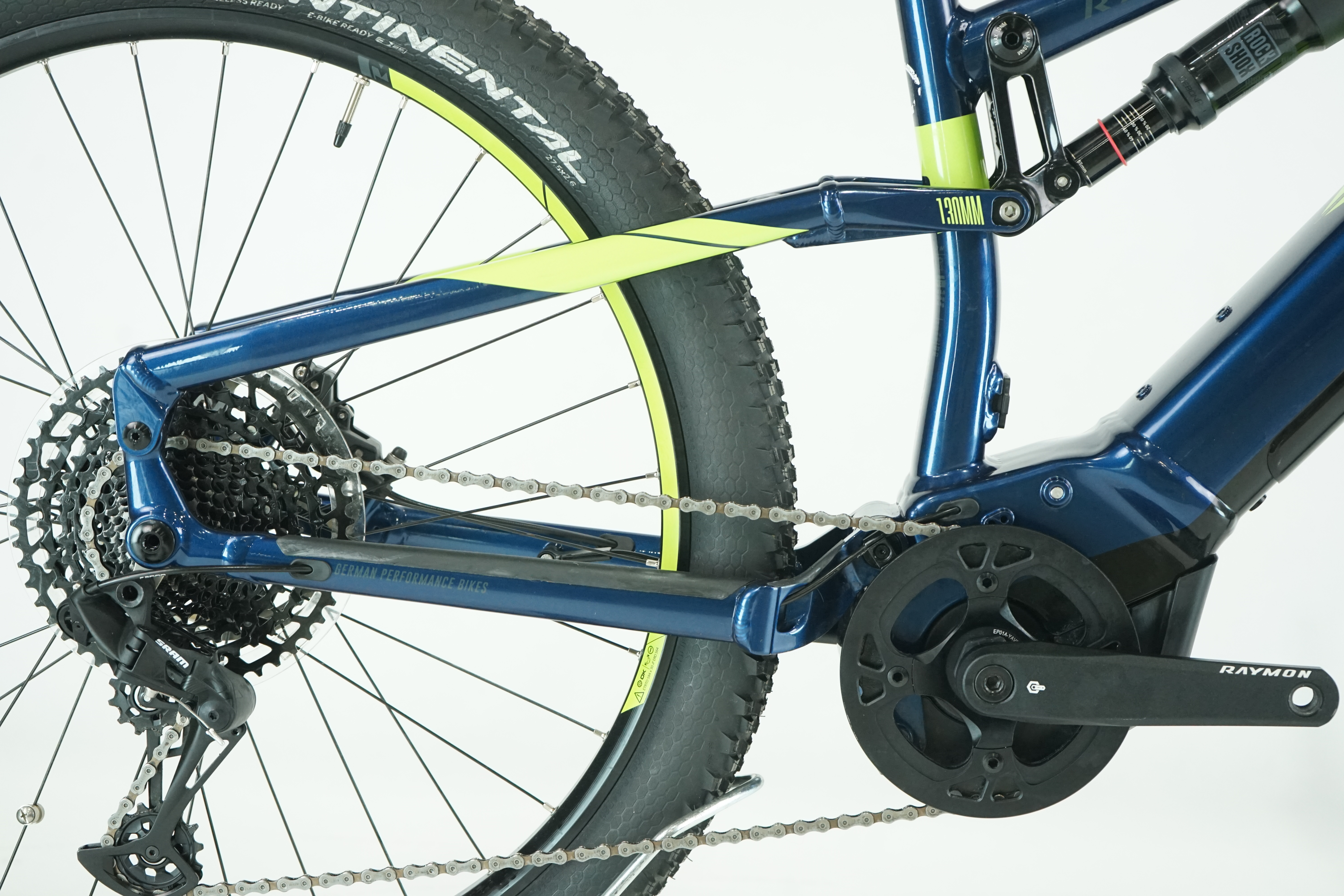 Raymon 130E 6.0 2022 - E Mountainbike - 630 Wh - 27,5 Zoll - Fully