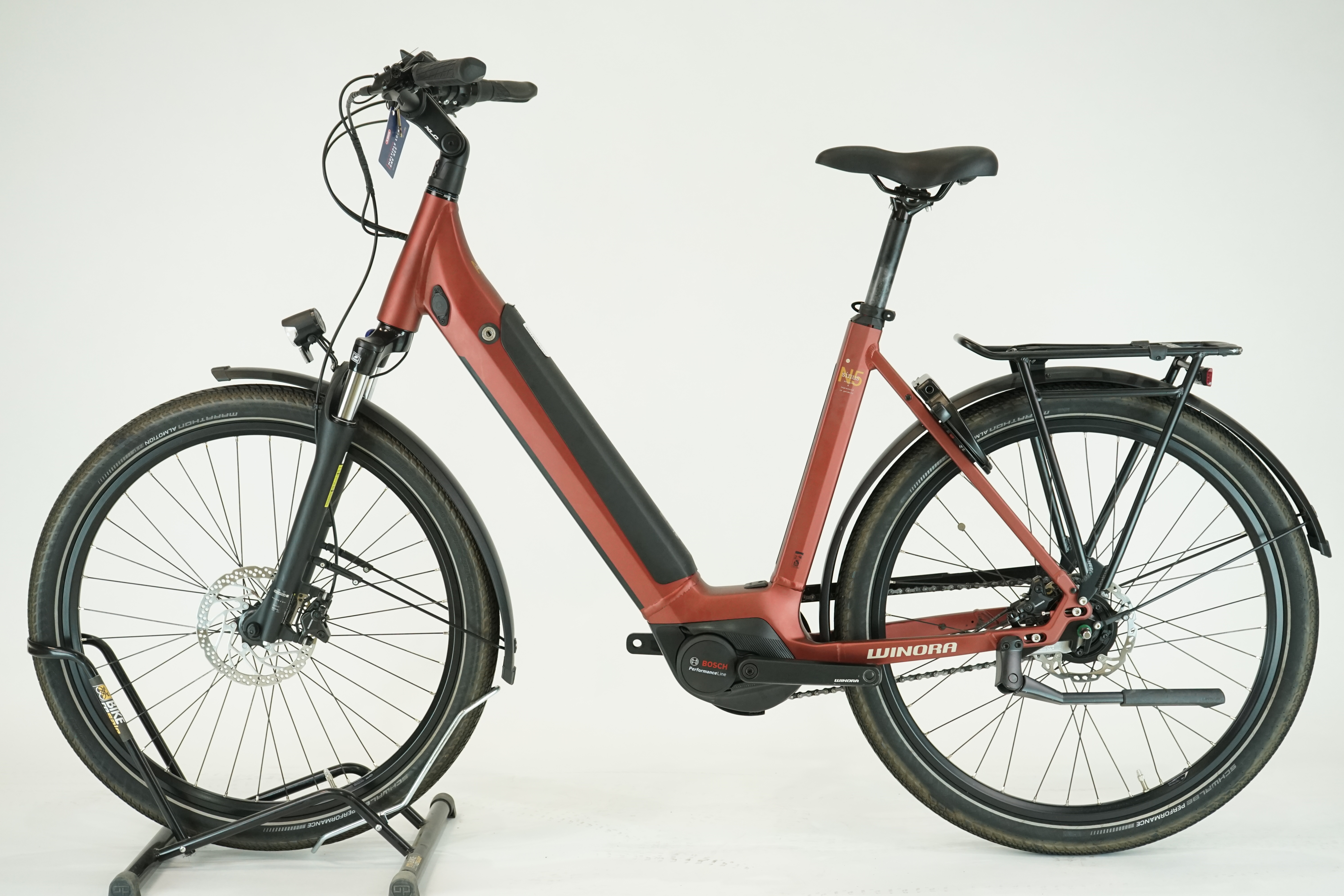 Winora SINUS N5 2021 - City E Bike - 625 Wh - Tiefeinsteiger 