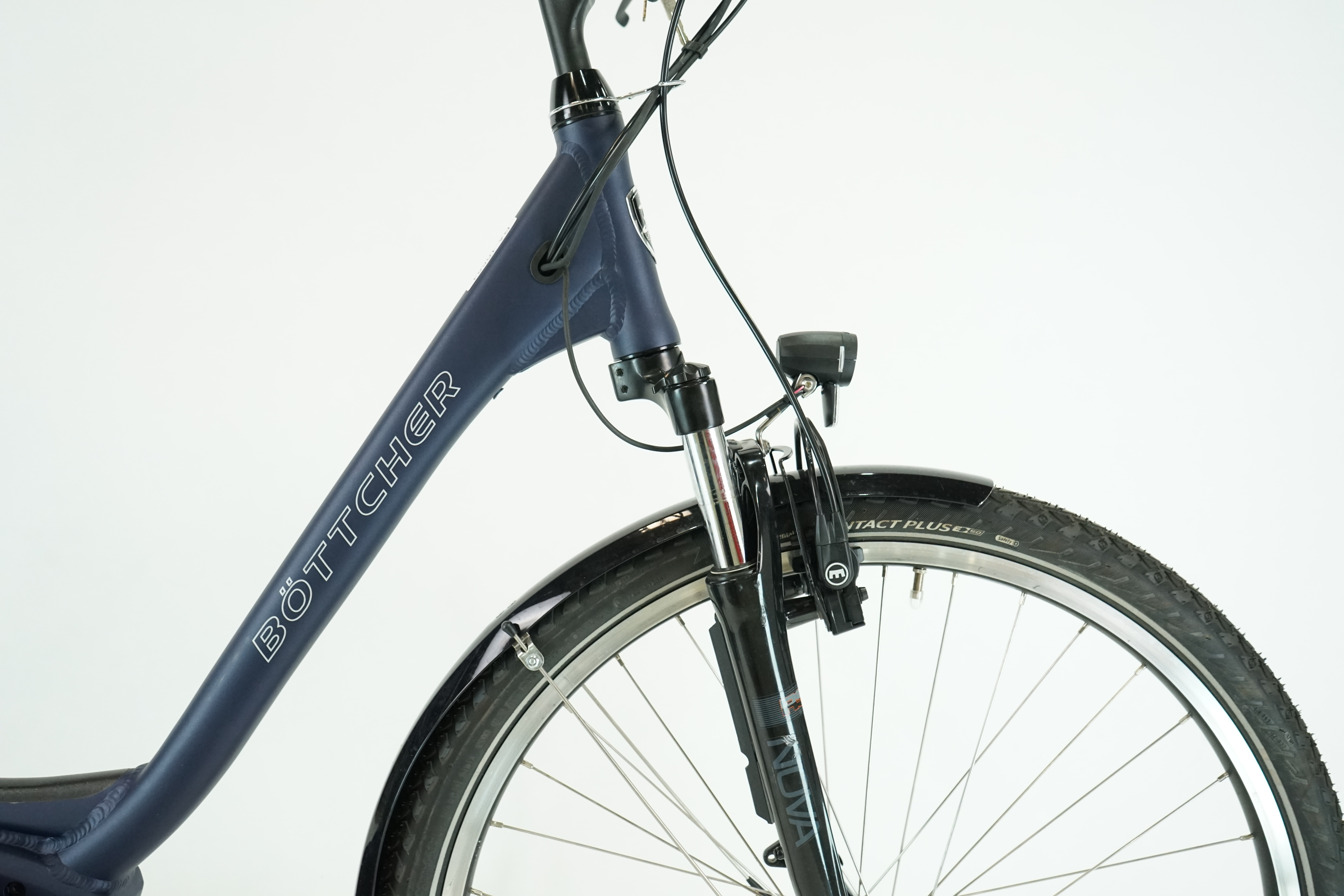 Böttcher Glider X Active 2021 - City E Bike - 500 Wh - Rücktritt - Tiefeinsteiger