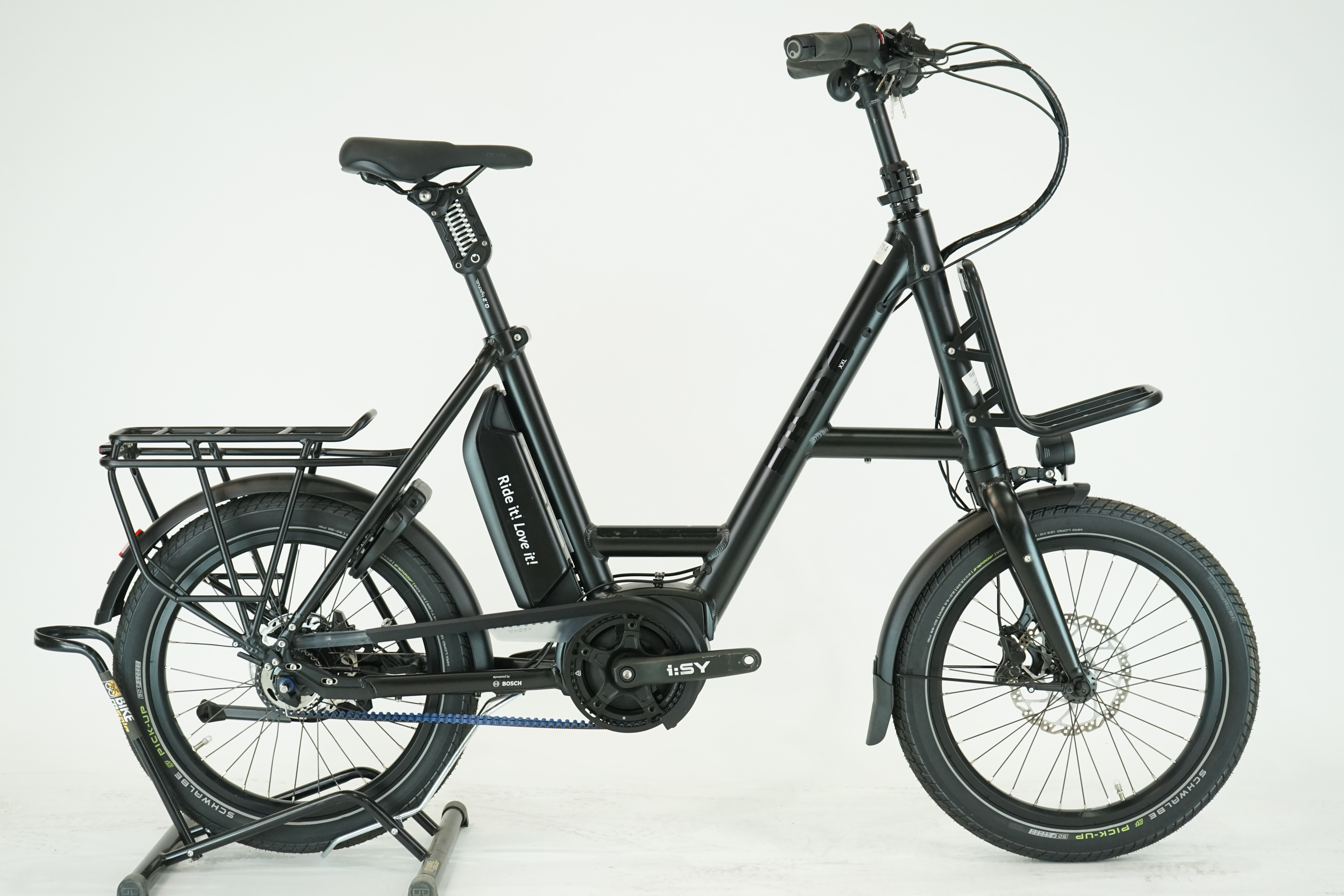 I:SY N3.8 ZR Comfort 2023 - City Kompakt E Bike - 500 Wh - Riemen - 20 Zoll