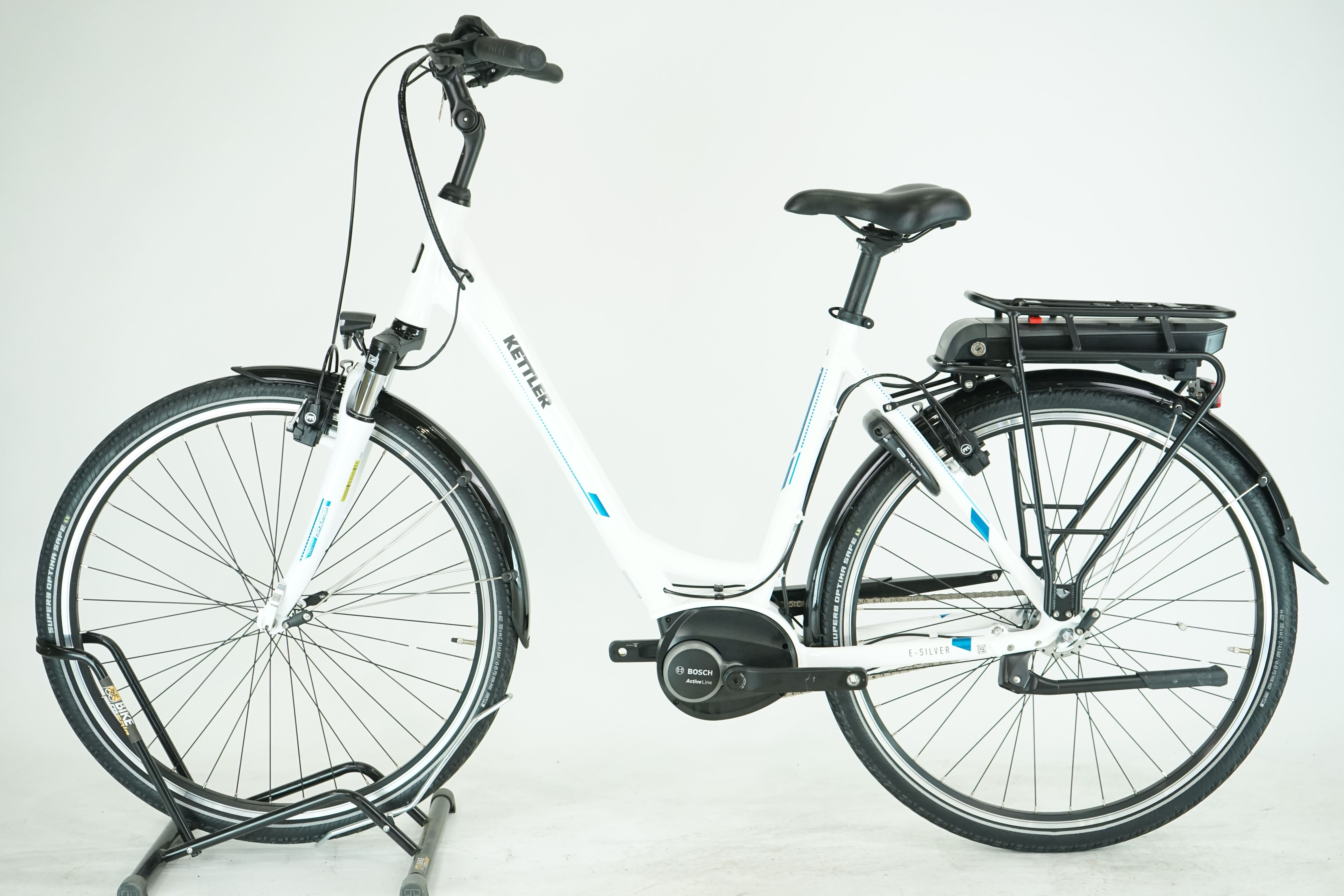 Kettler Traveller E silver 2021 - City E Bike - 400 Wh - Tiefeinsteiger